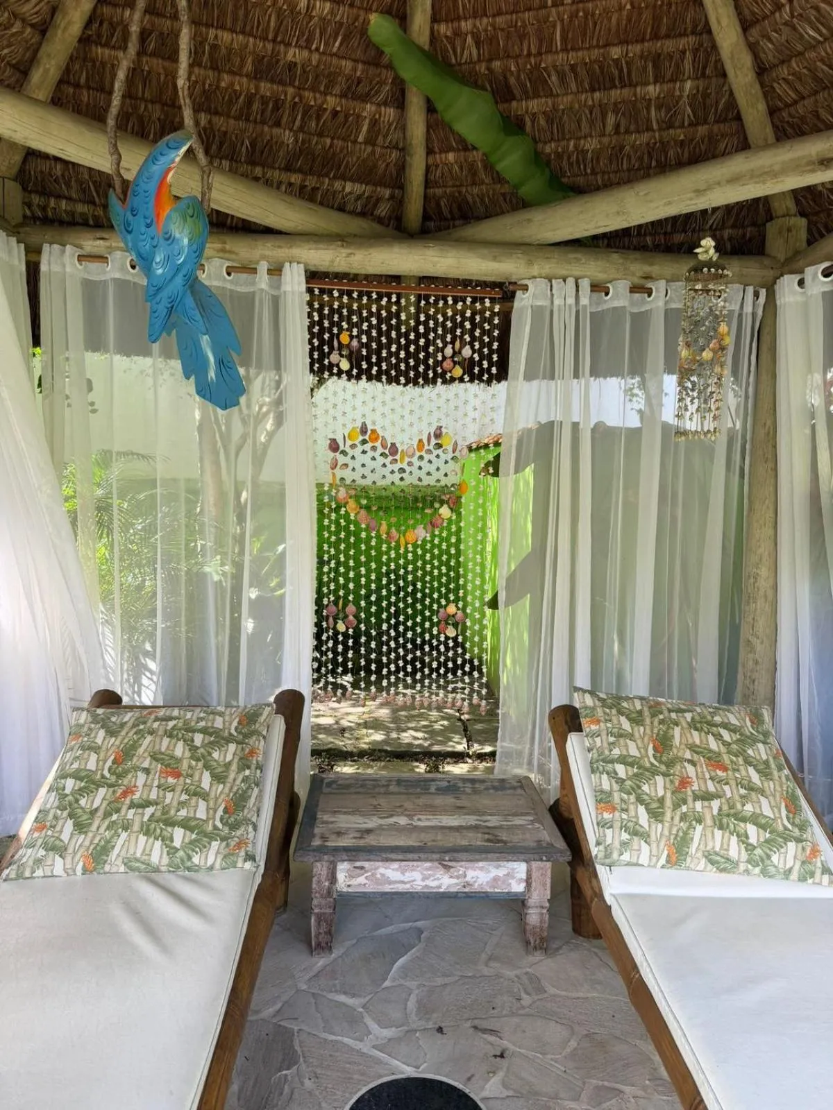 Garden, Bed in Pousada Paisagem