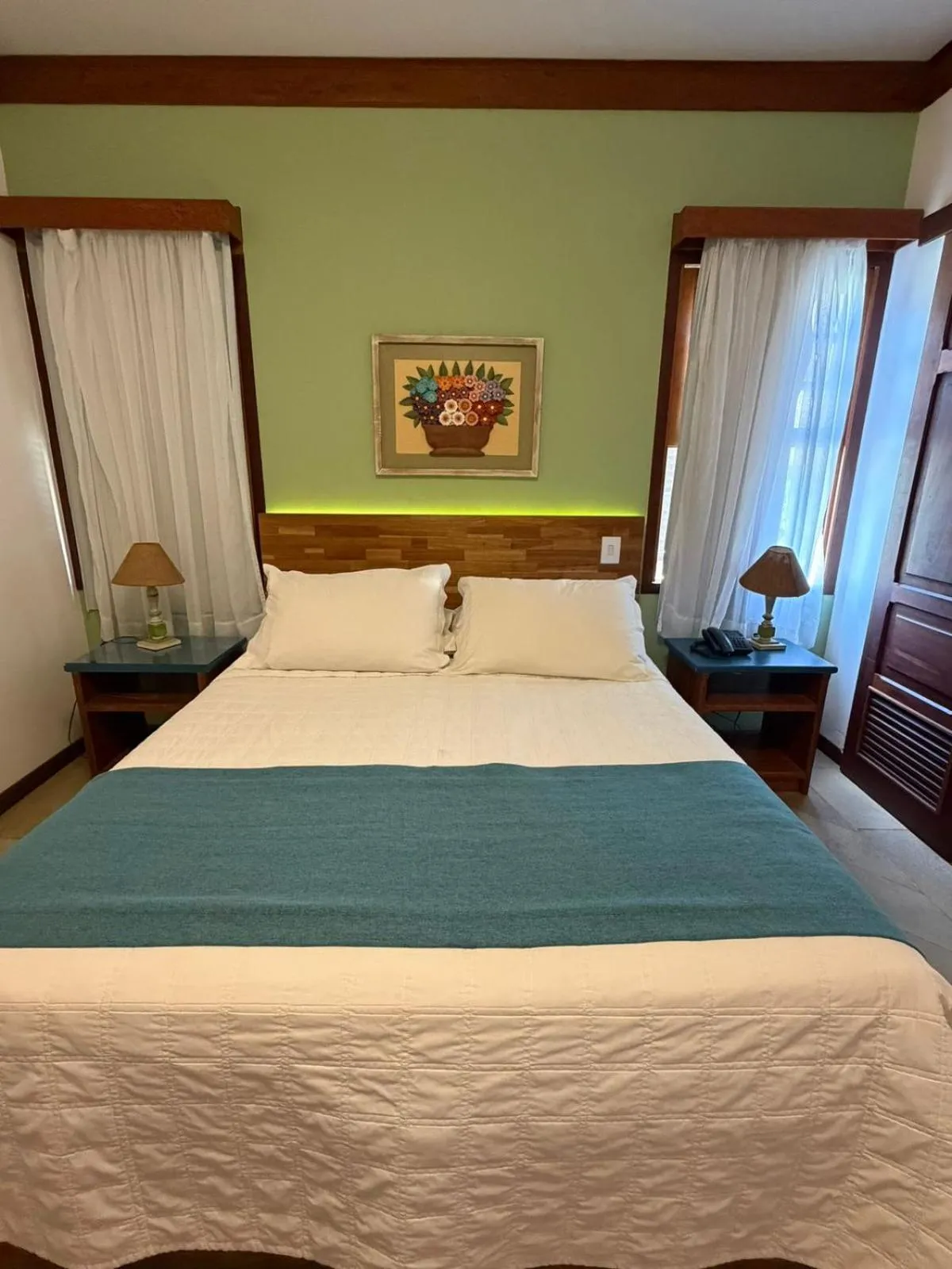 Bed in Pousada Paisagem