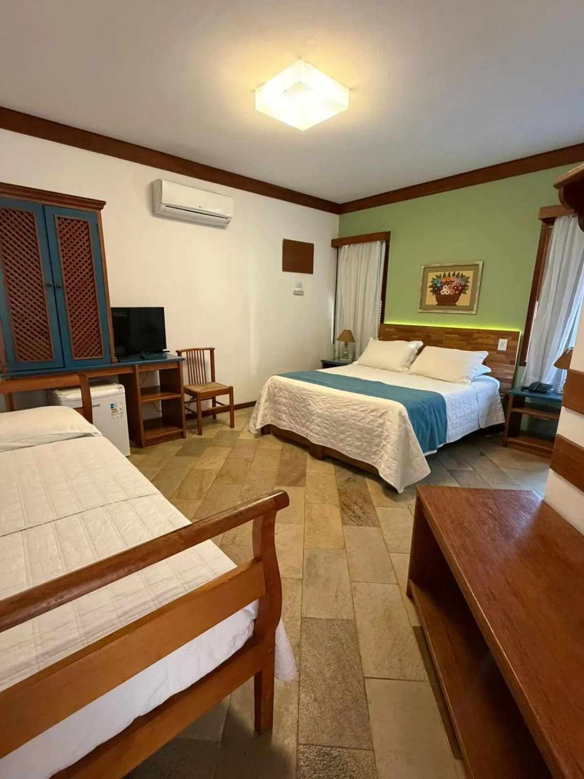 Bed in Pousada Paisagem