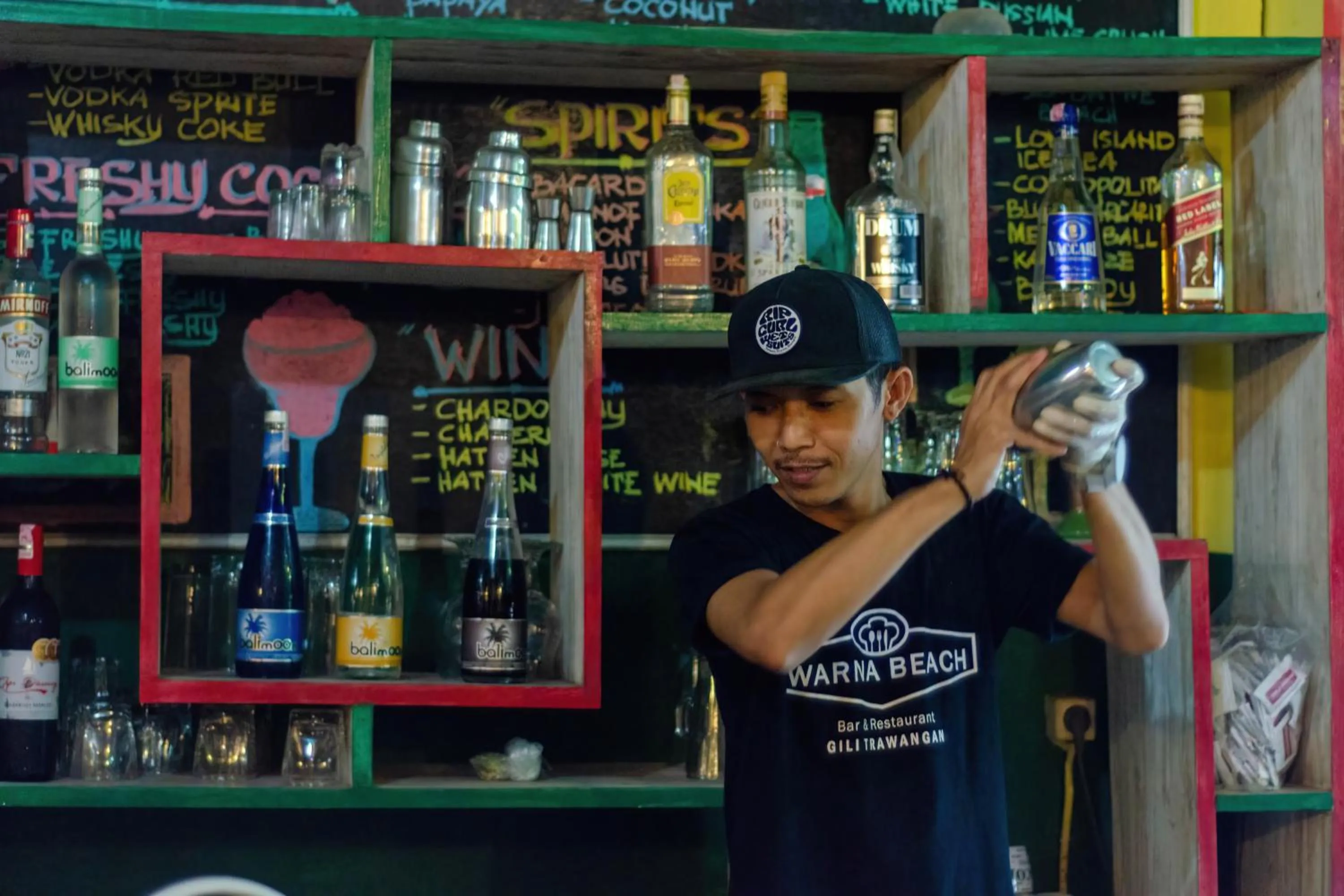 Staff in Warna Beach Hotel