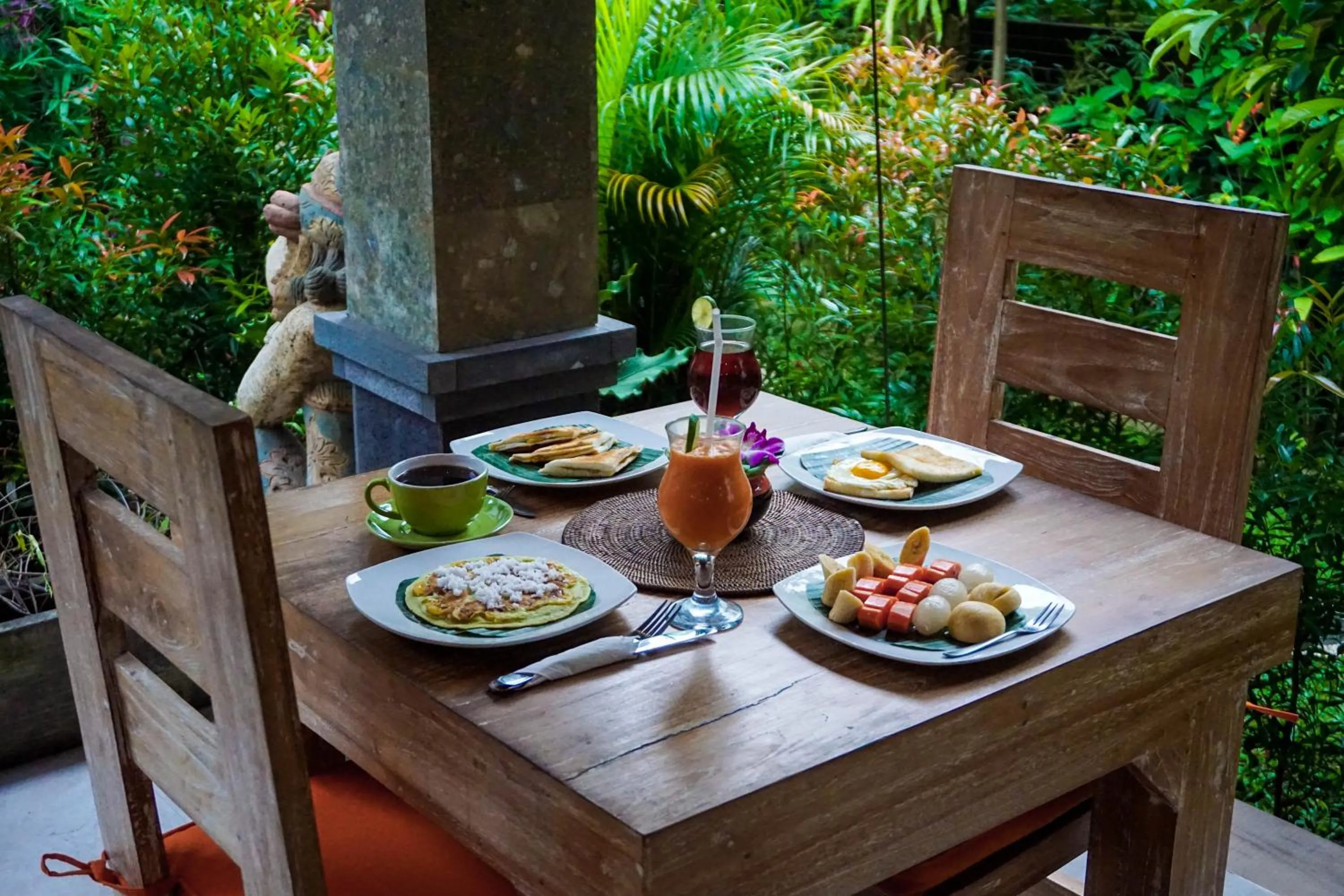 Food close-up in Three Brothers Guest House