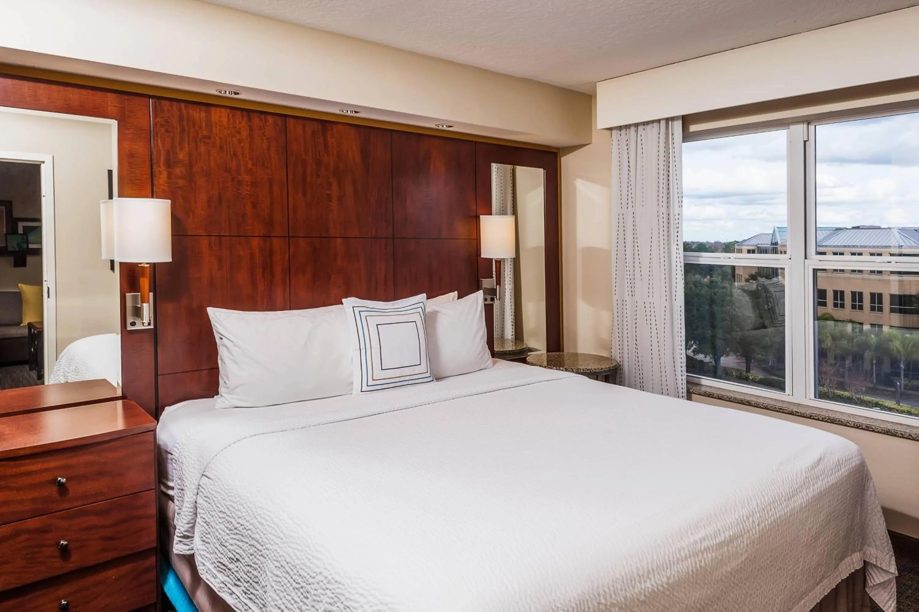 Bedroom, Bed in Residence Inn Orlando Airport