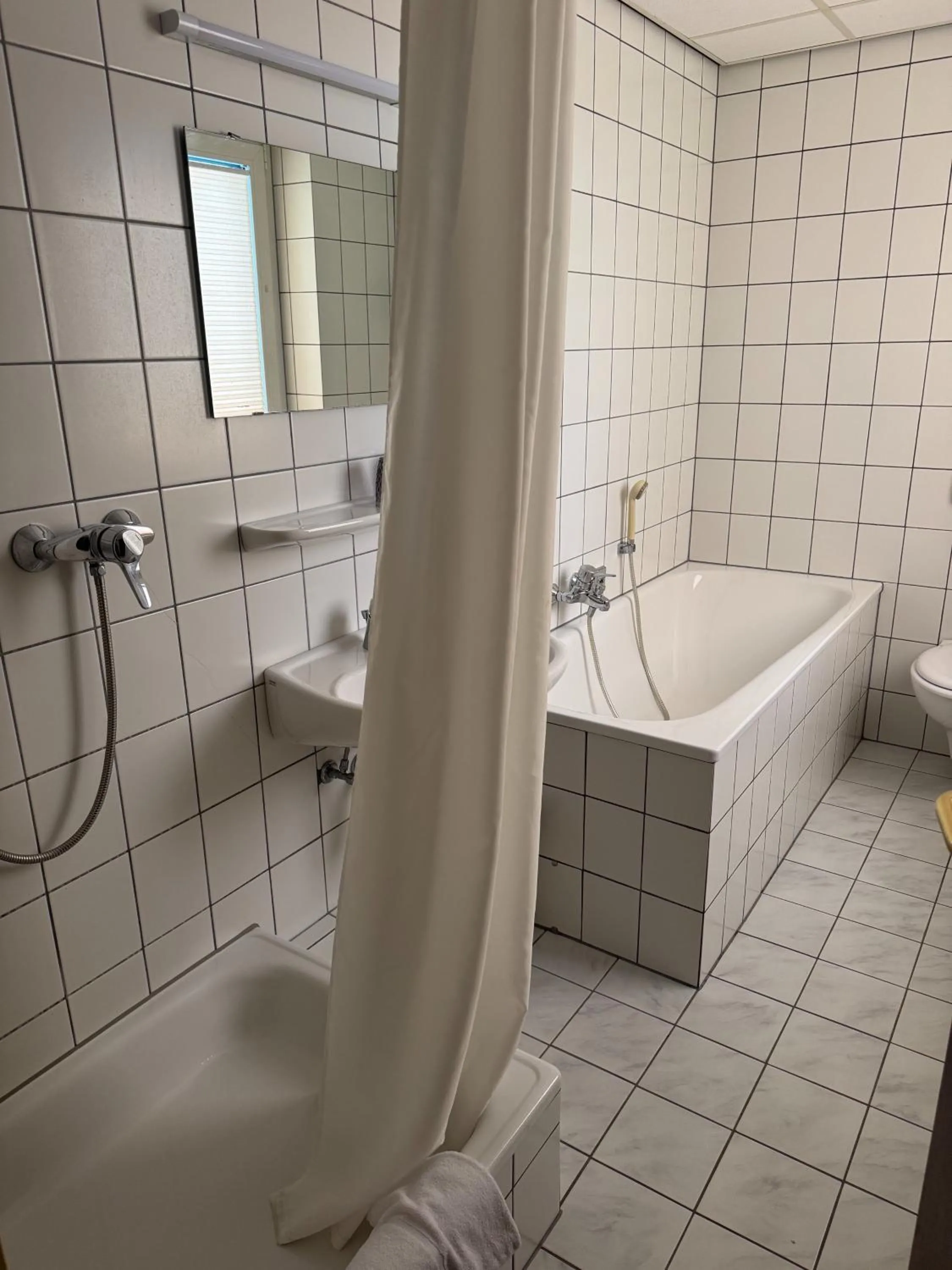 Shower in Hotel Lintforter Hof