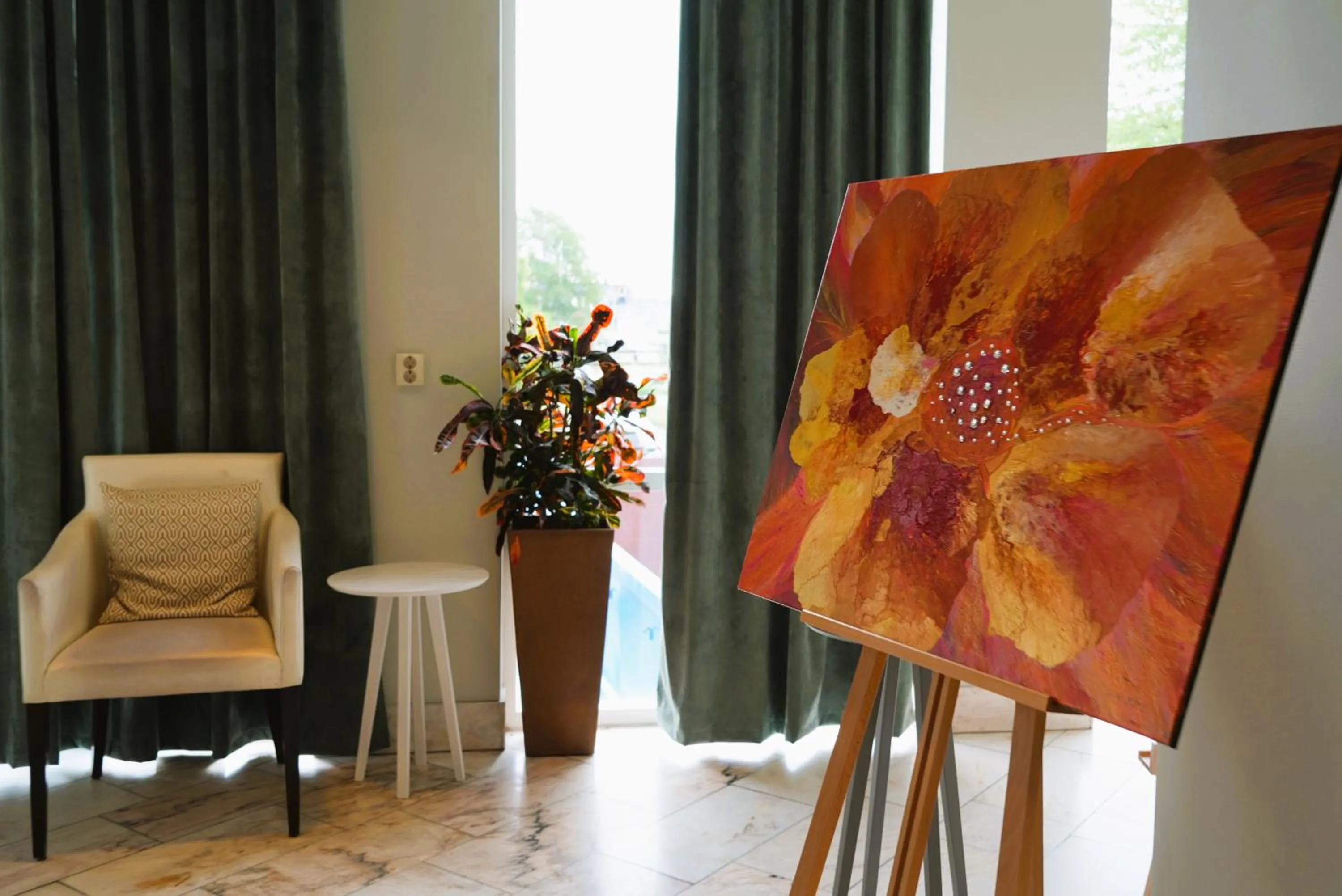 Lobby or reception in Vänerport Stadshotell i Mariestad