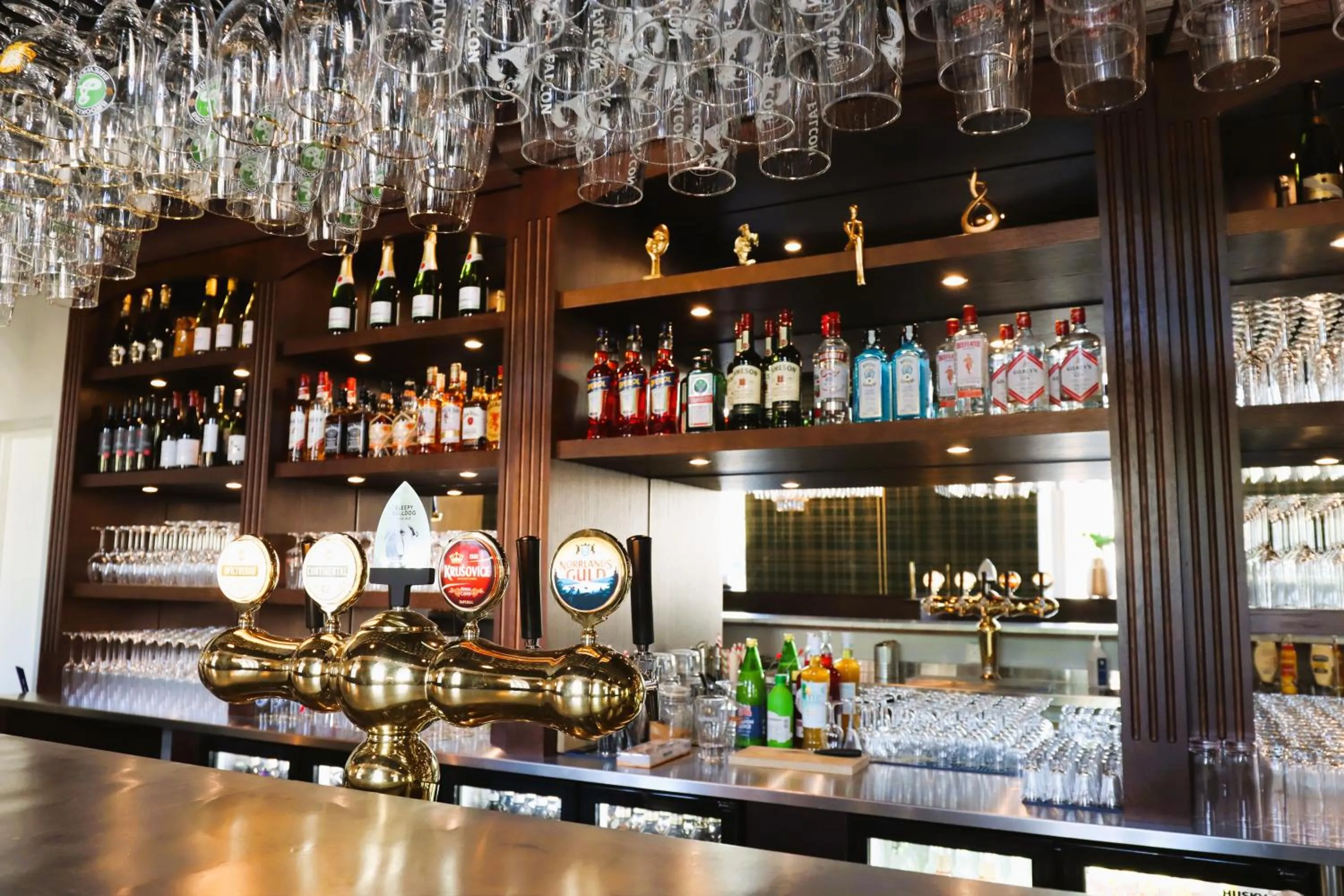 Lounge or bar in Vänerport Stadshotell i Mariestad