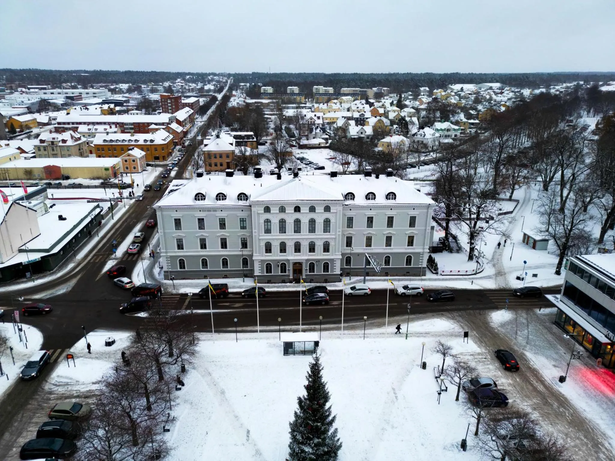 Property building in Vänerport Stadshotell i Mariestad