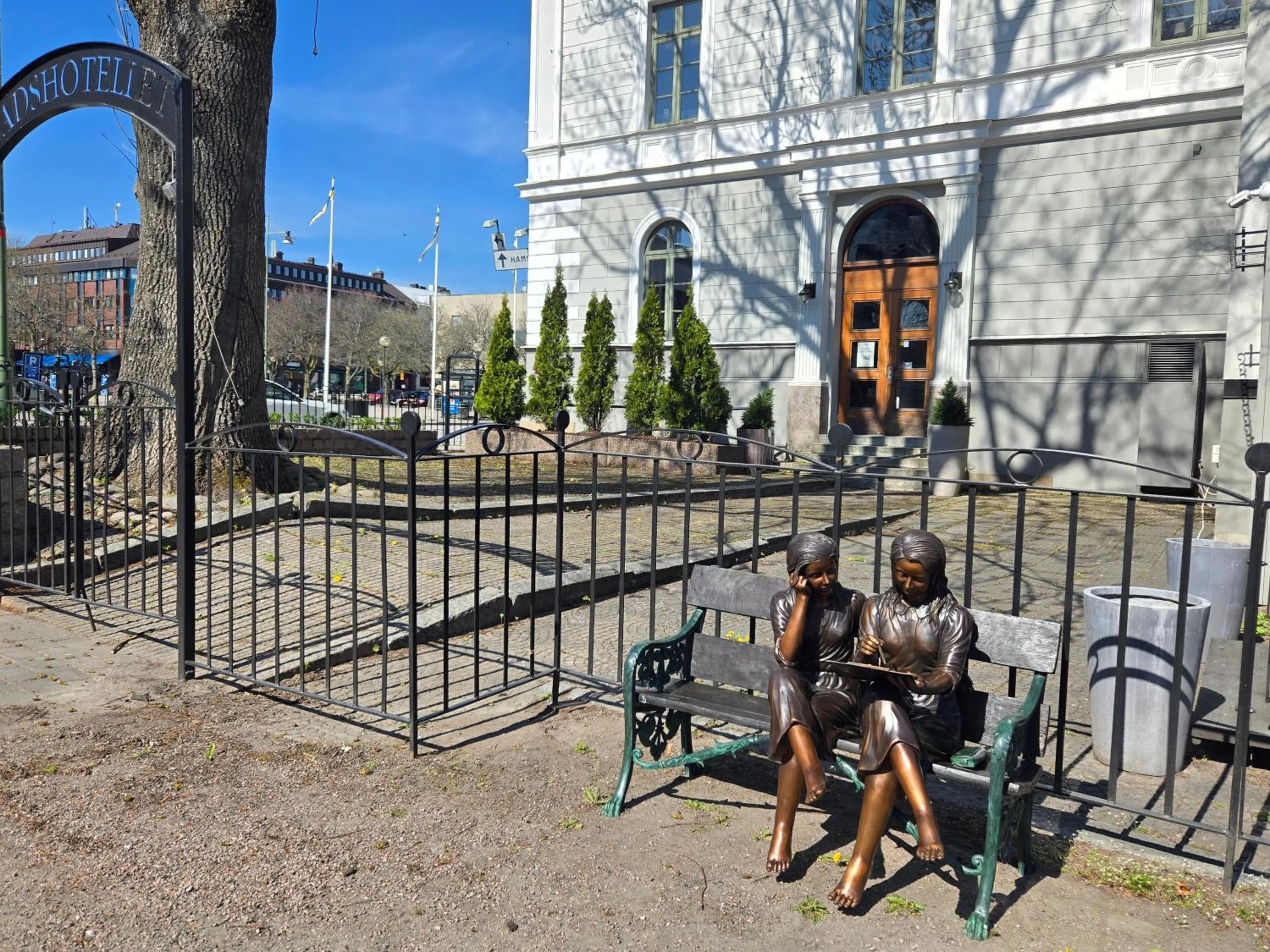 Garden in Vänerport Stadshotell i Mariestad