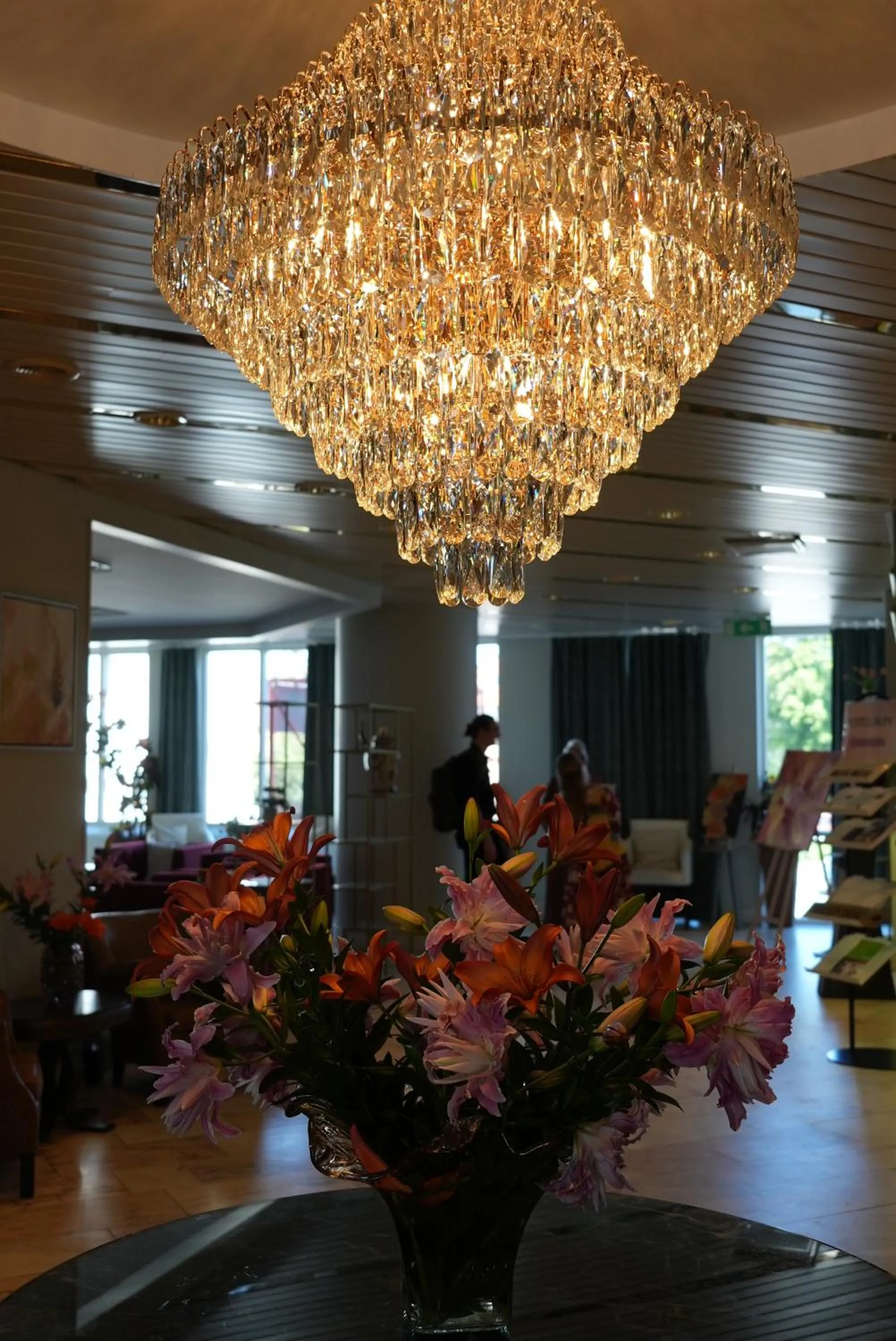 Lobby or reception in Vänerport Stadshotell i Mariestad