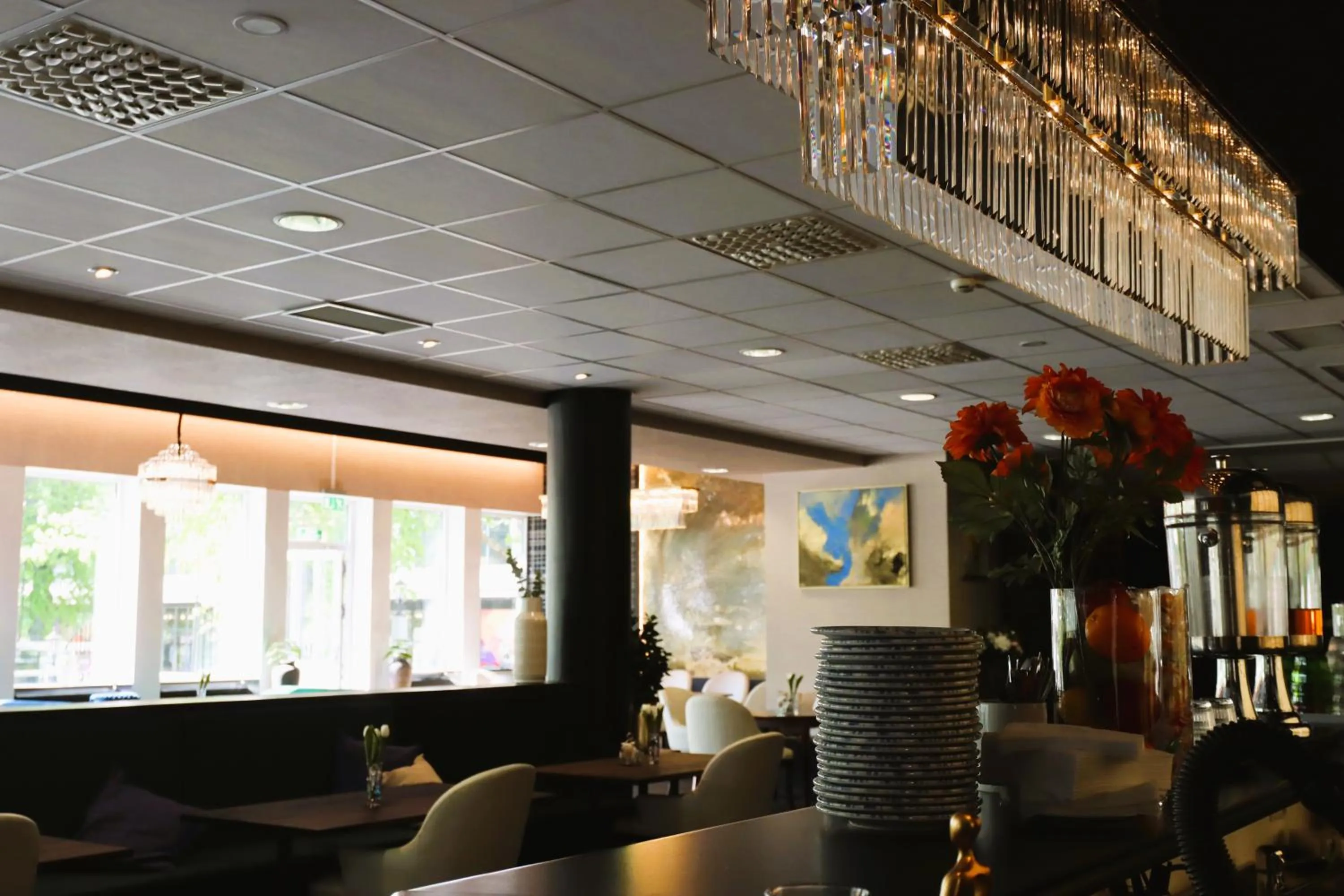 Lounge or bar in Vänerport Stadshotell i Mariestad