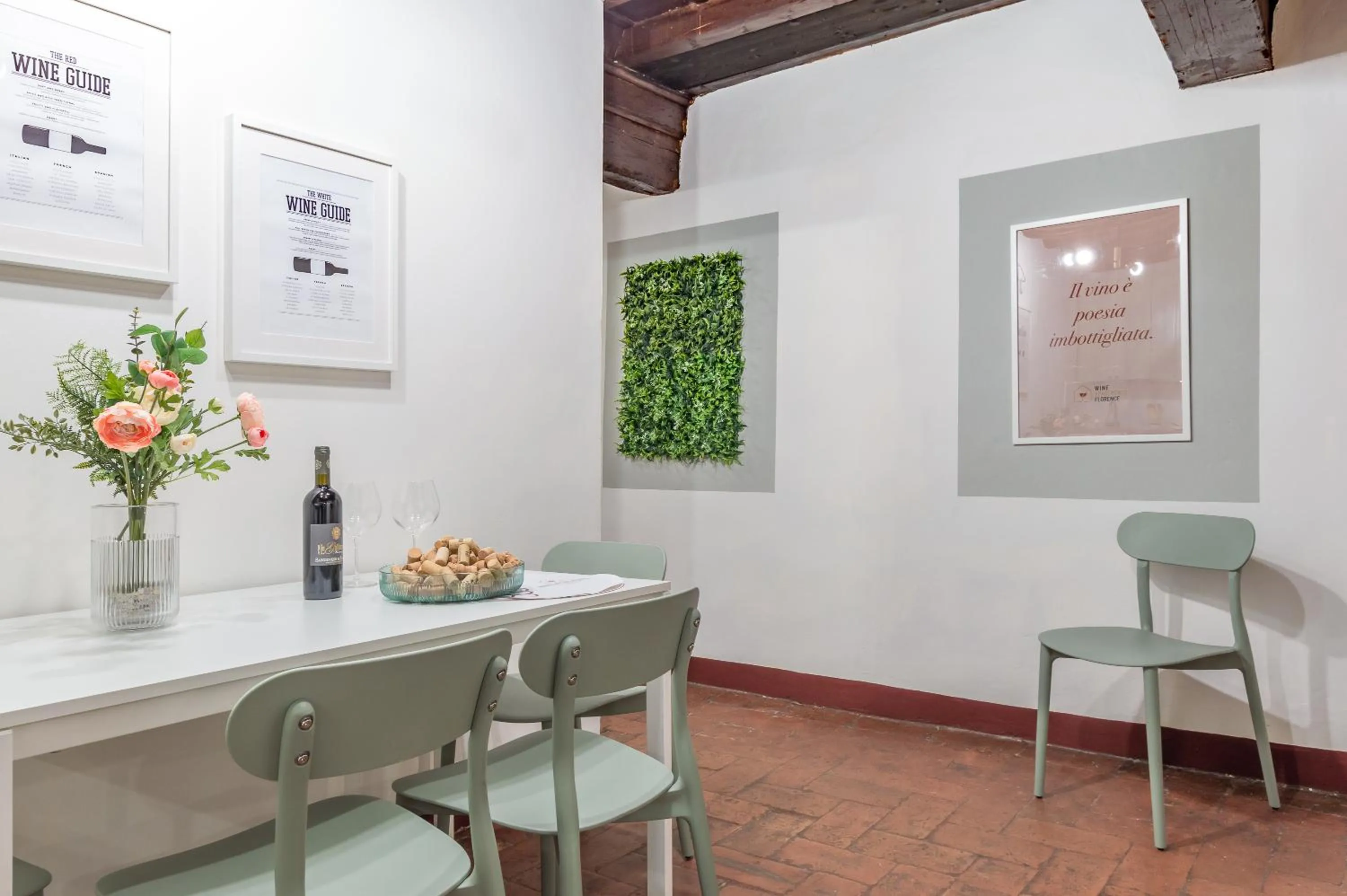kitchen in Wine Apartments Florence Ciliegiolo