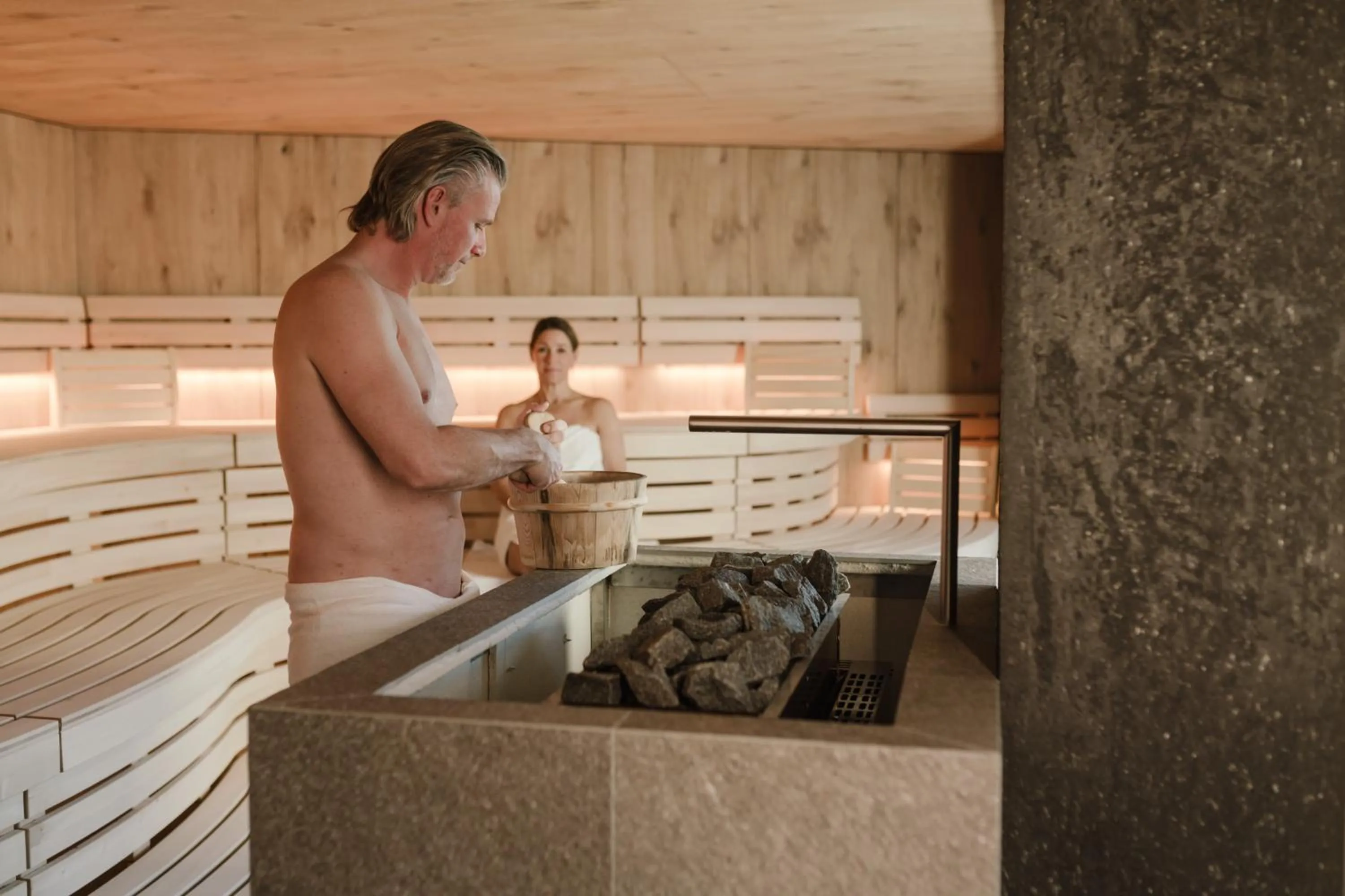 Spa and wellness centre/facilities in Hotel Madatsch