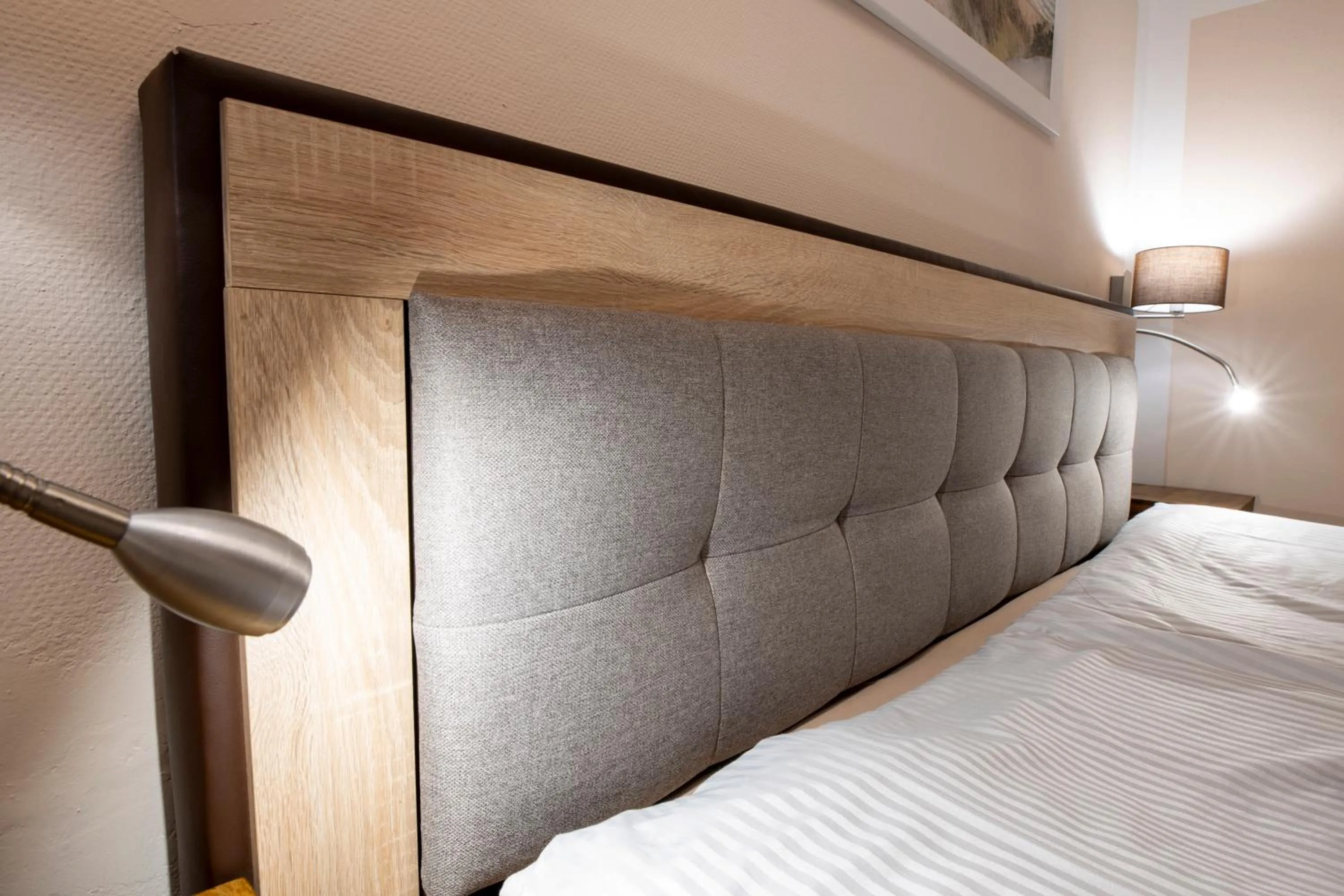 Bed in Hotel Restaurant Meteora