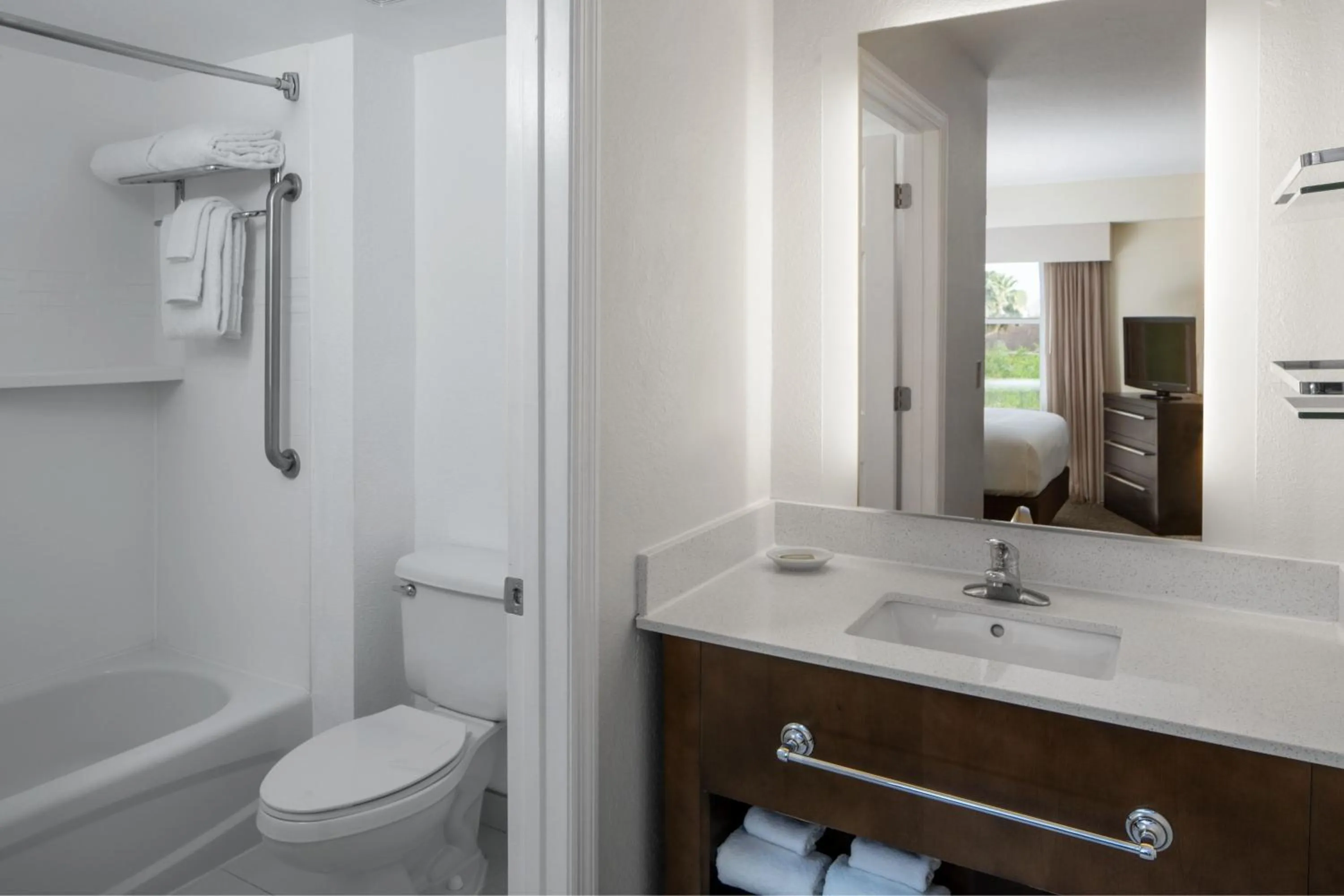 Bathroom in Residence Inn Orlando Convention Center