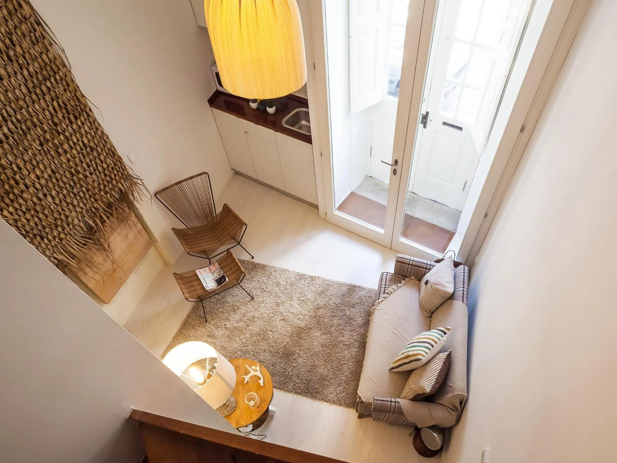 Seating area in Down2Town B&B