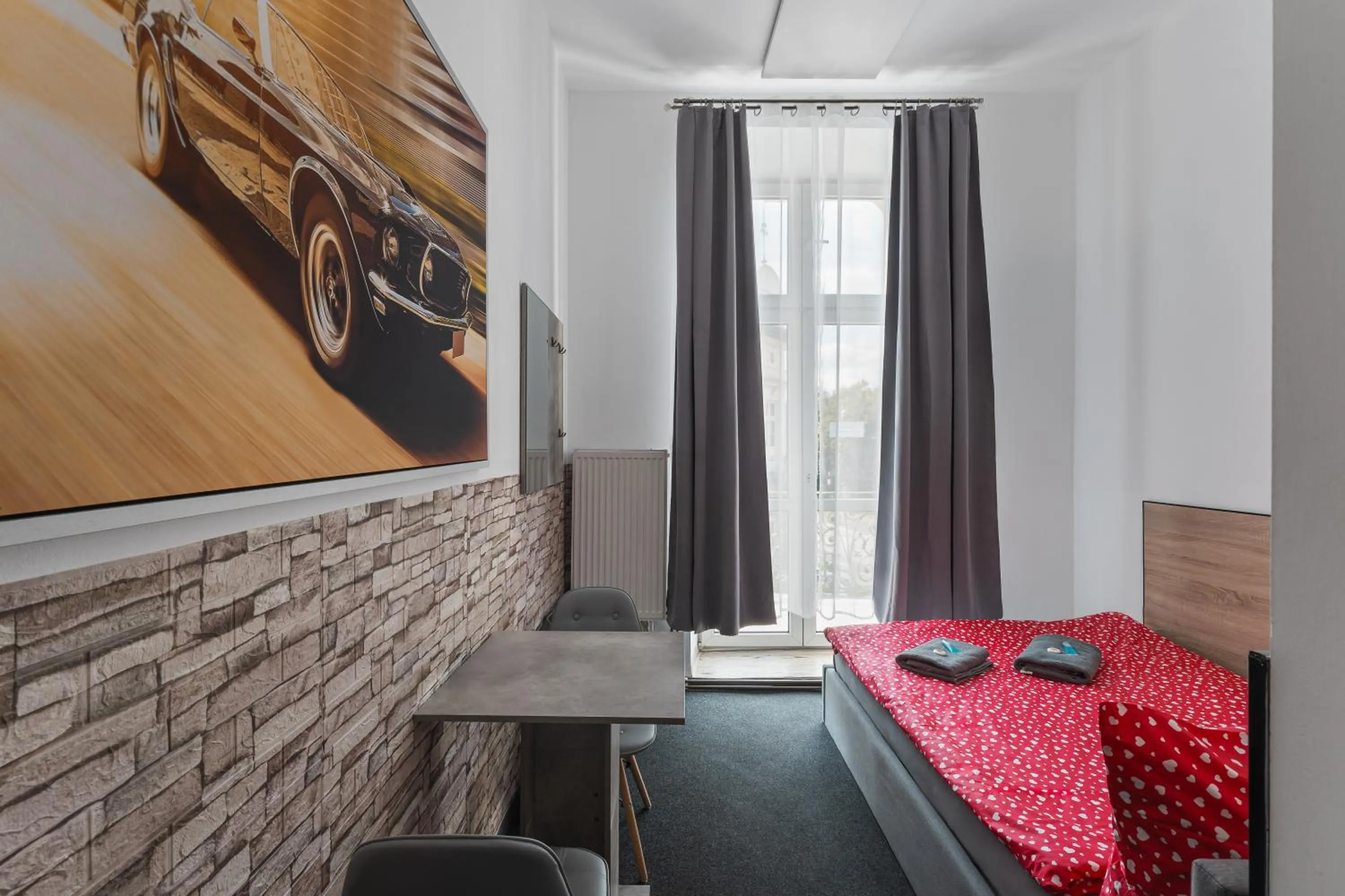 View (from property/room) in 70s Guest room