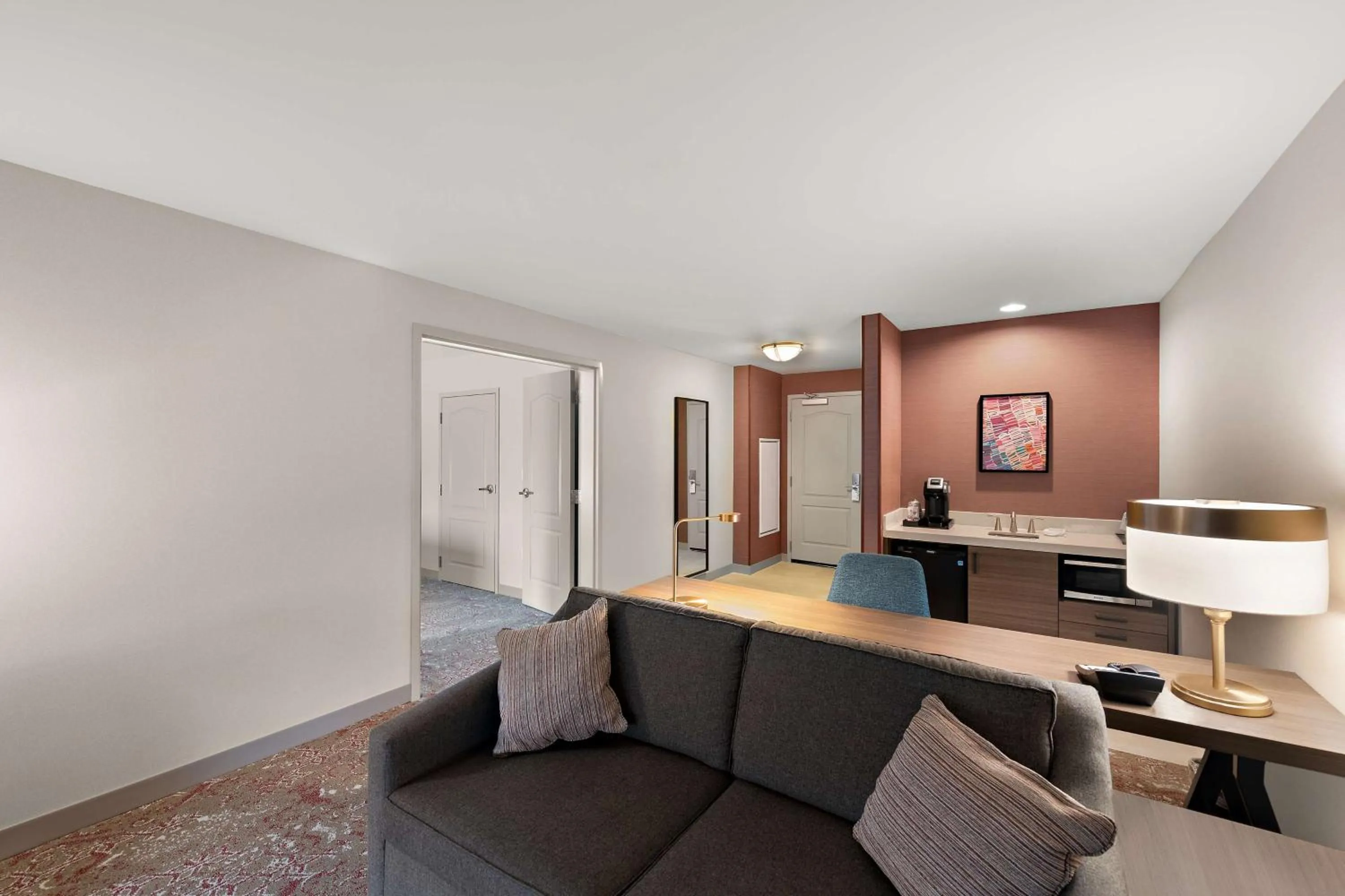 Bedroom in Hilton Garden Inn Omaha East/Council Bluffs