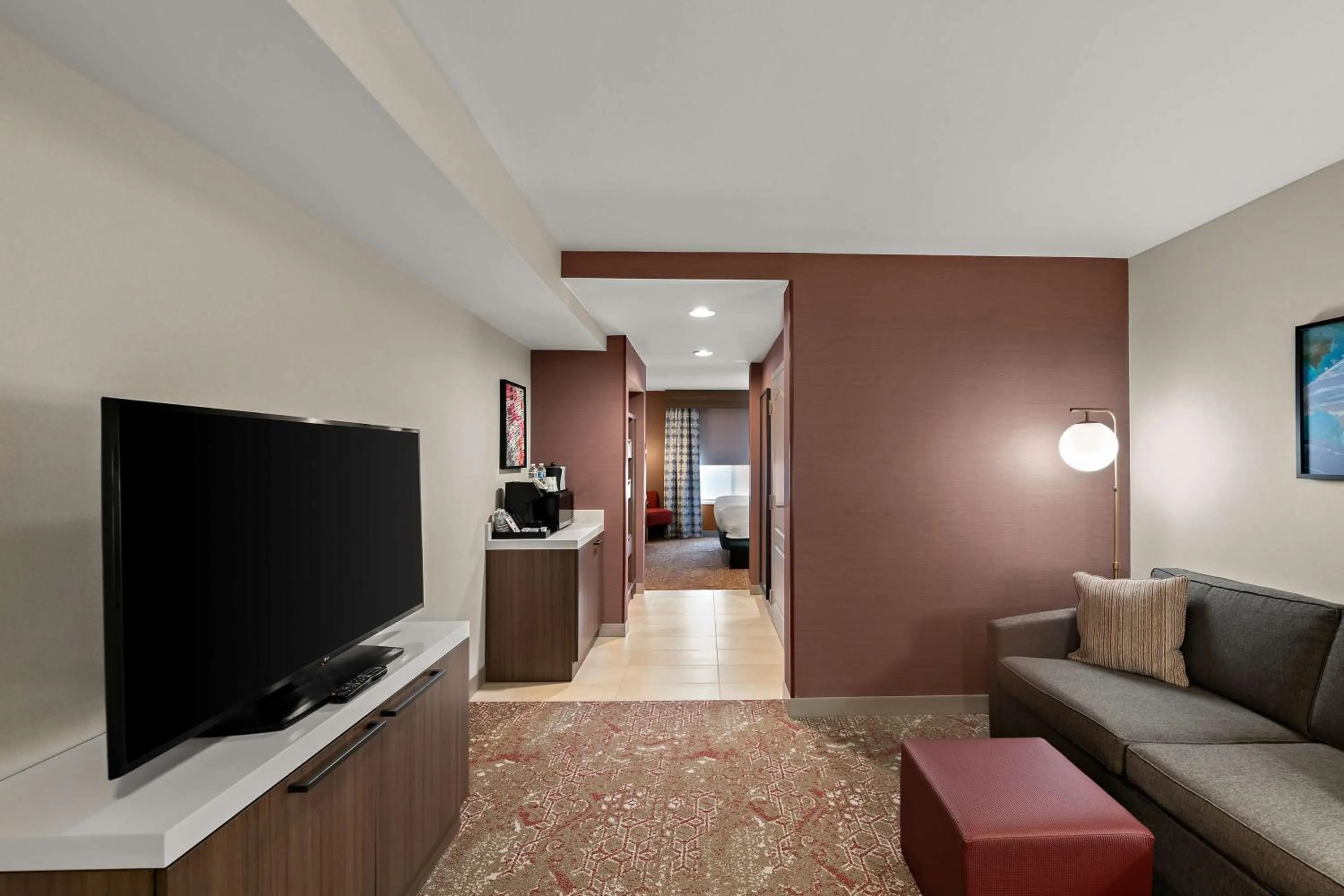 Living room in Hilton Garden Inn Omaha East/Council Bluffs