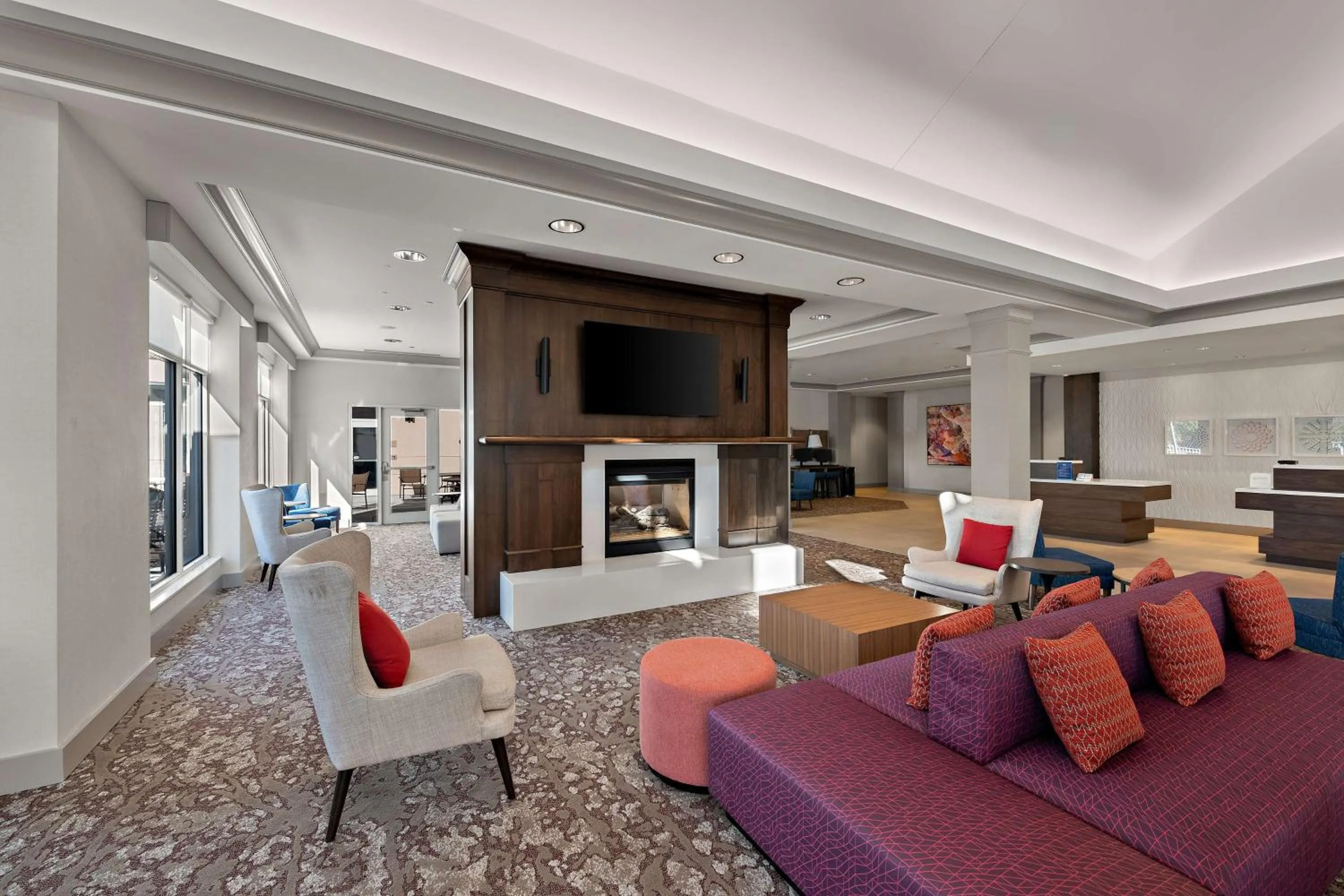Lobby or reception in Hilton Garden Inn Omaha East/Council Bluffs