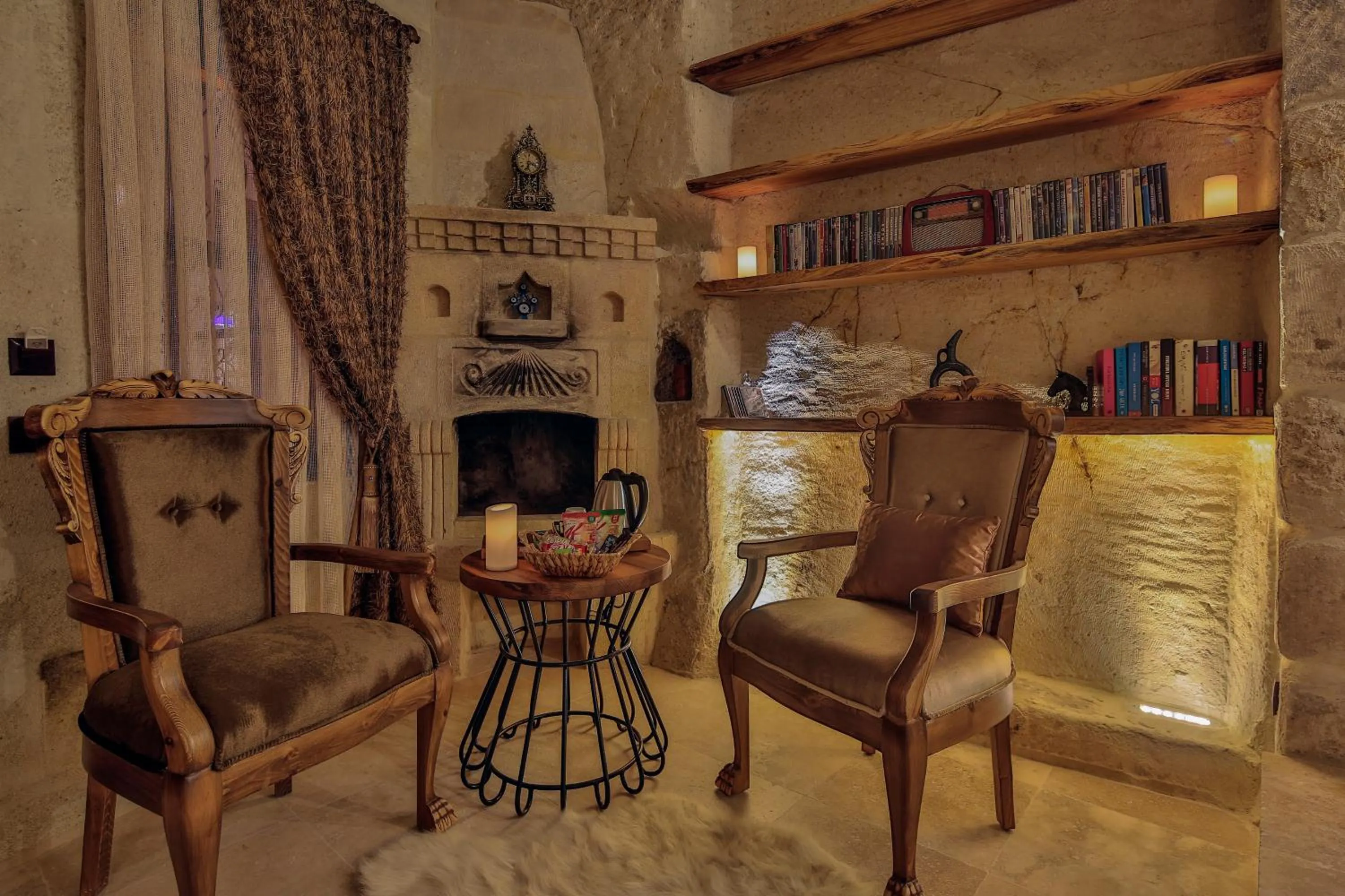 Living room in Asuwari Suites Cappadocia