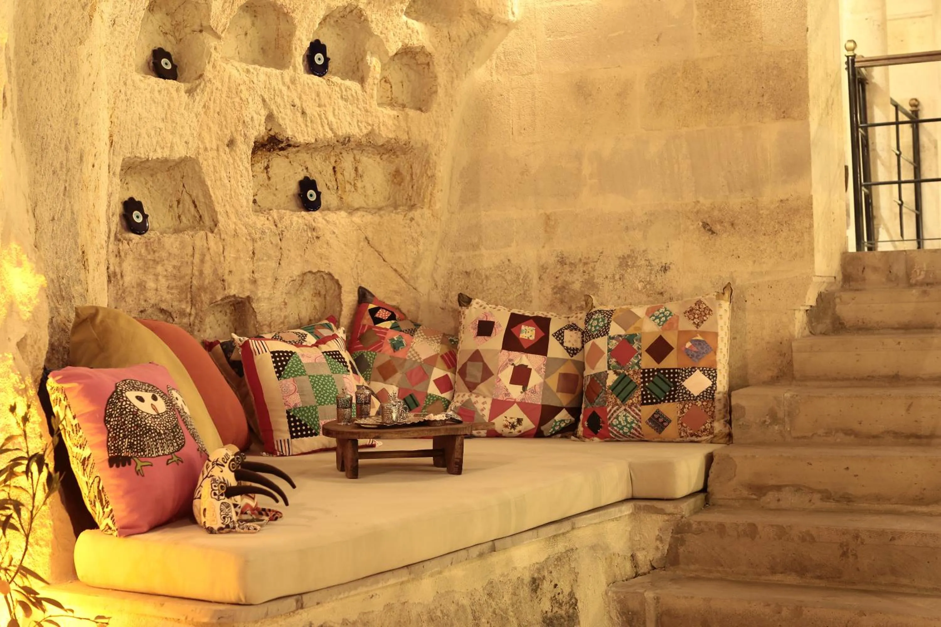 Living room in Asuwari Suites Cappadocia