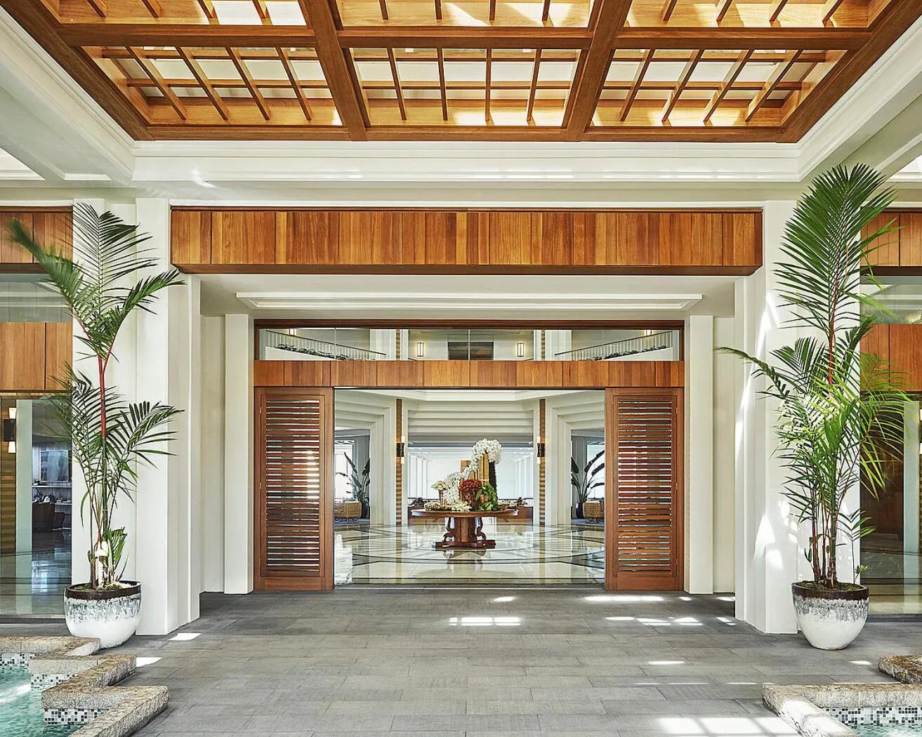 Facade/entrance in Four Seasons Resort Oahu at Ko Olina