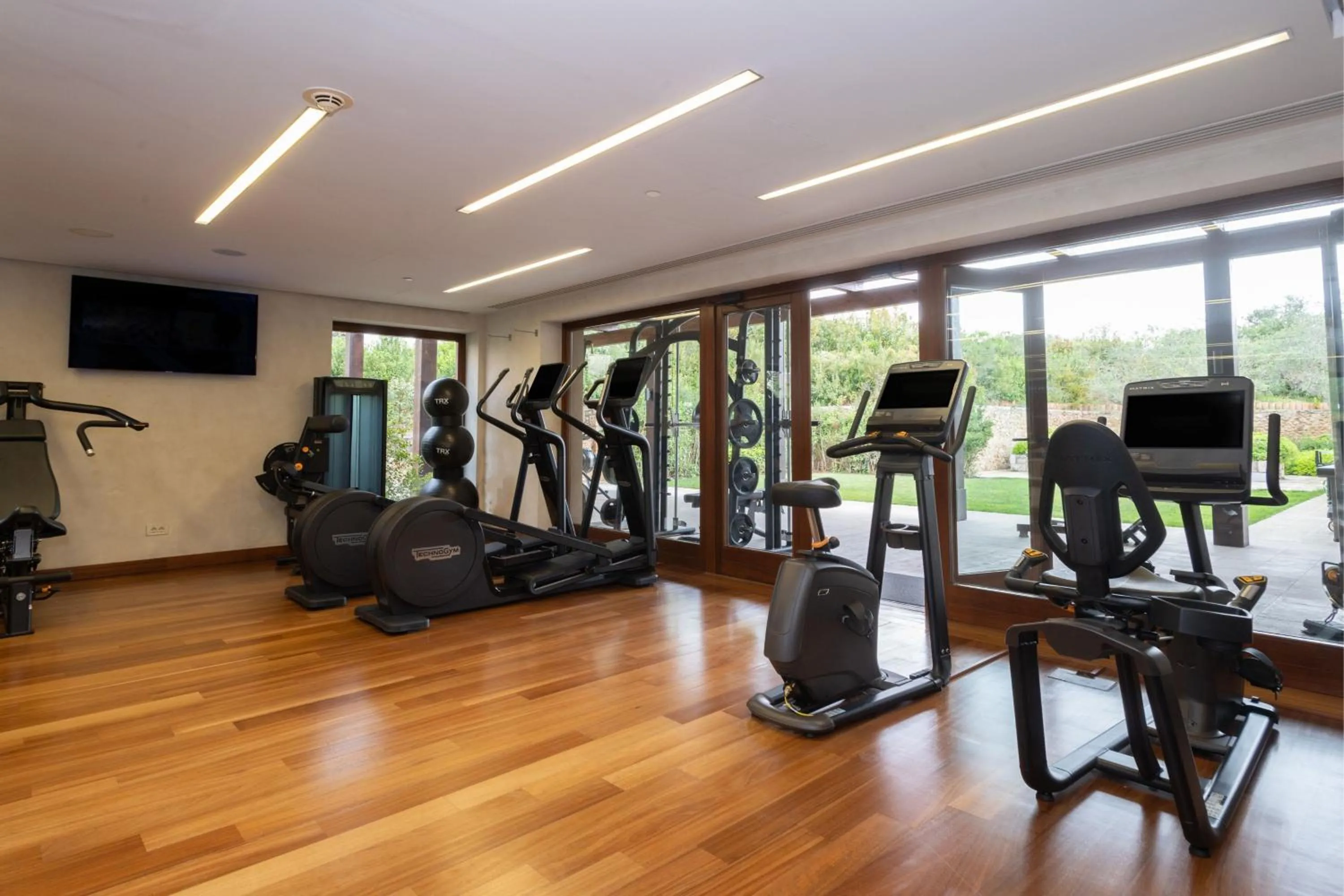 Fitness centre/facilities in The Romanos, a Luxury Collection Resort, Costa Navarino