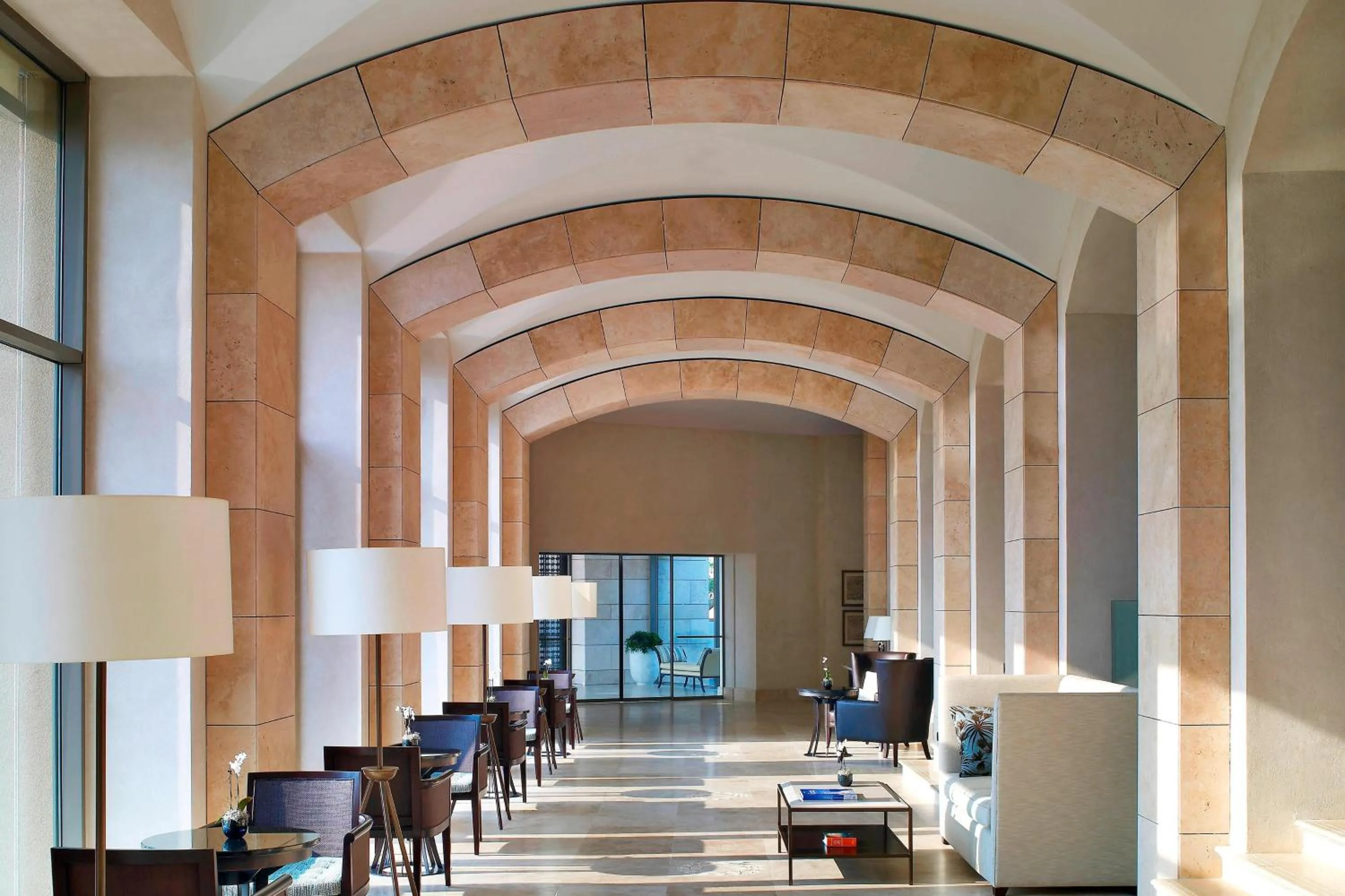 Lounge or bar in The Romanos, a Luxury Collection Resort, Costa Navarino