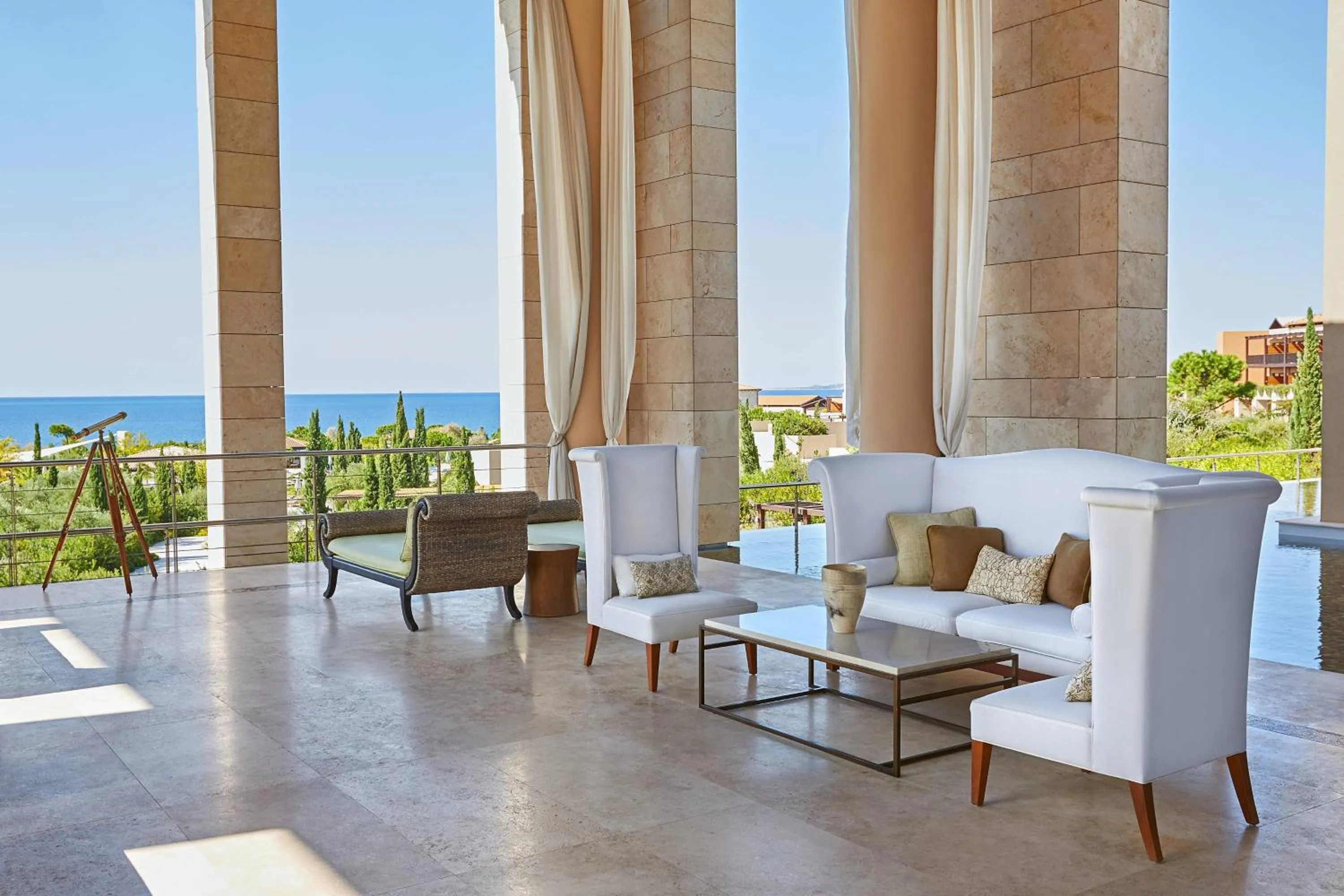 Lobby or reception in The Romanos, a Luxury Collection Resort, Costa Navarino