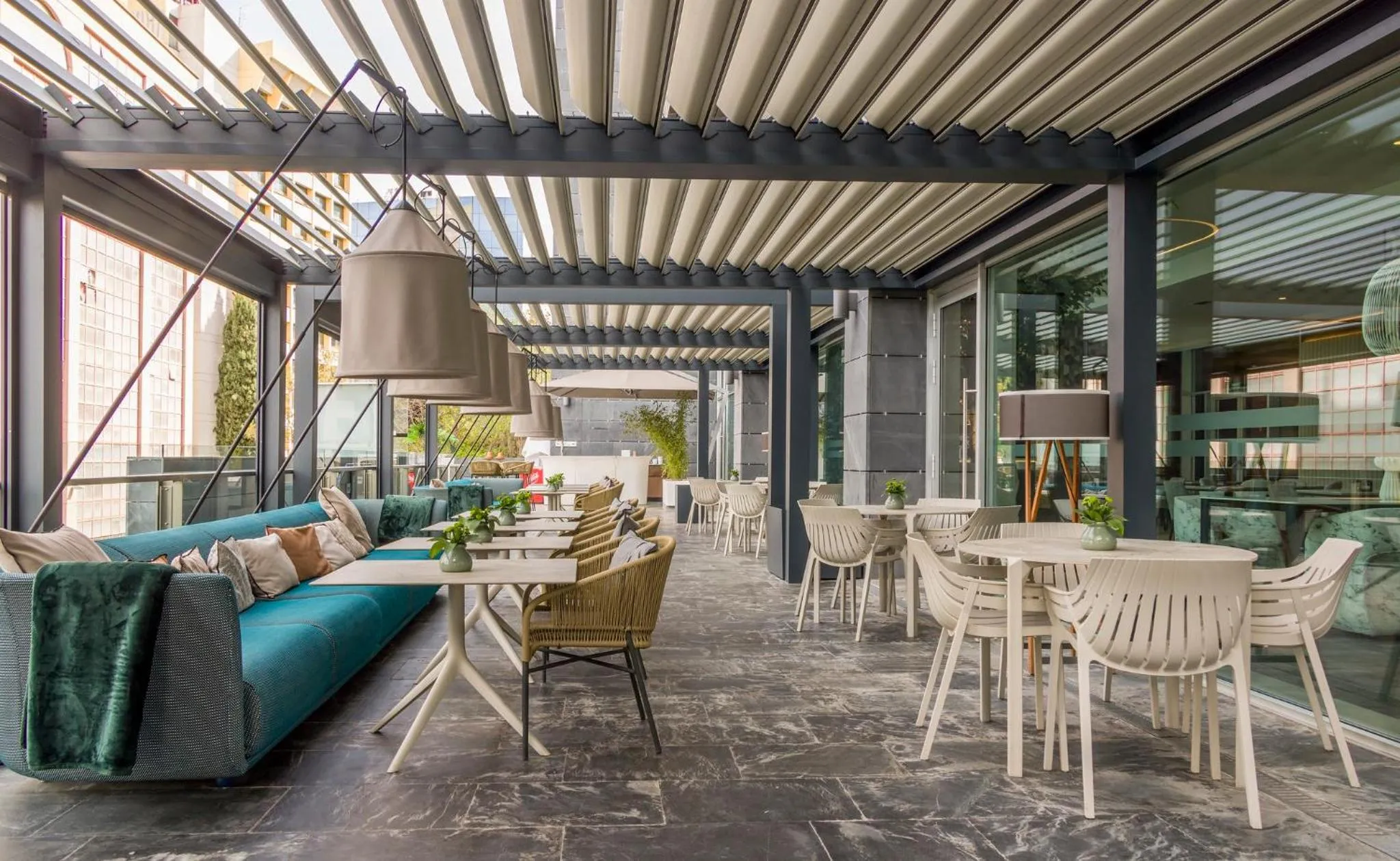 Balcony/Terrace in Ilunion Atrium