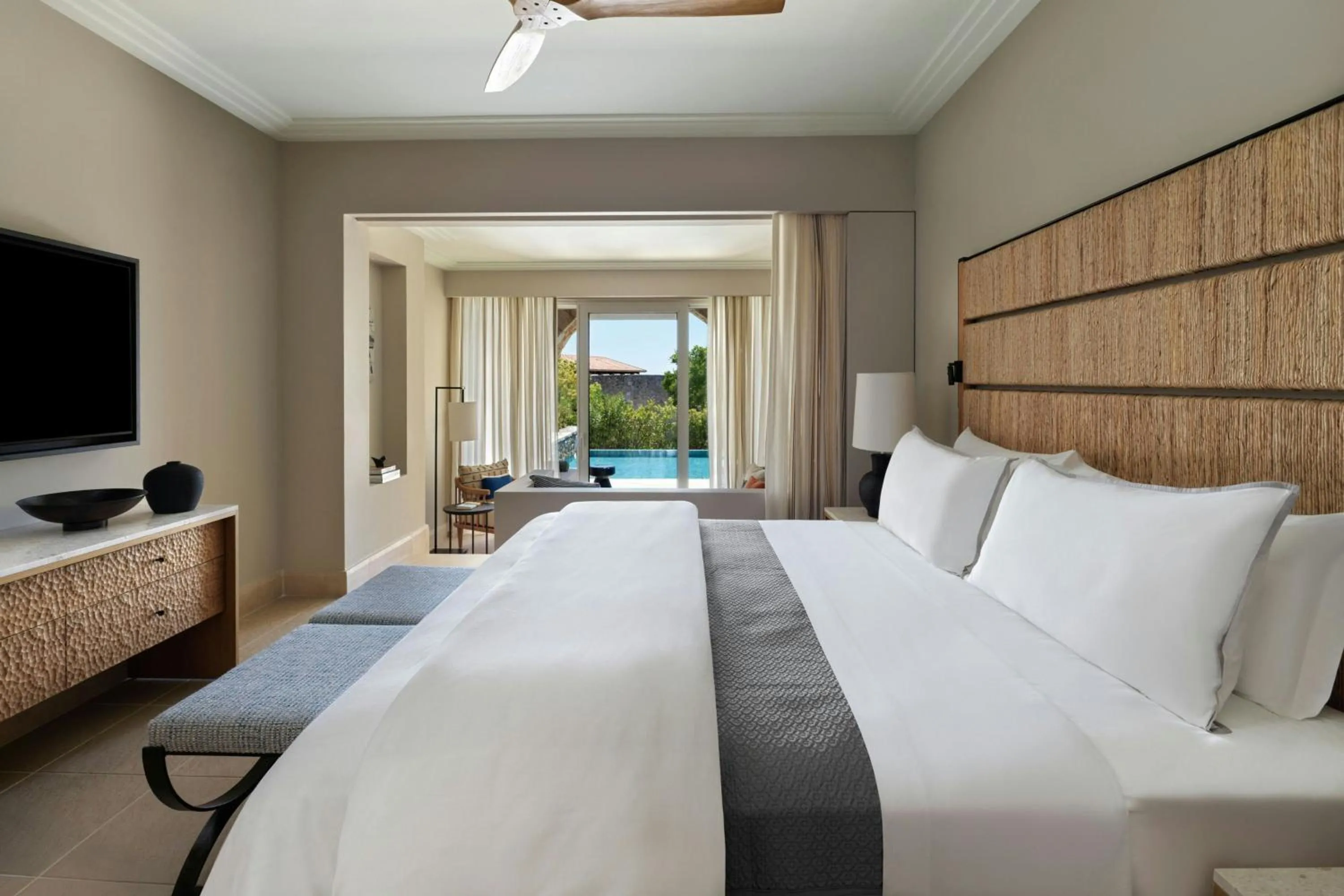 Bedroom, Bed in The Westin Resort, Costa Navarino