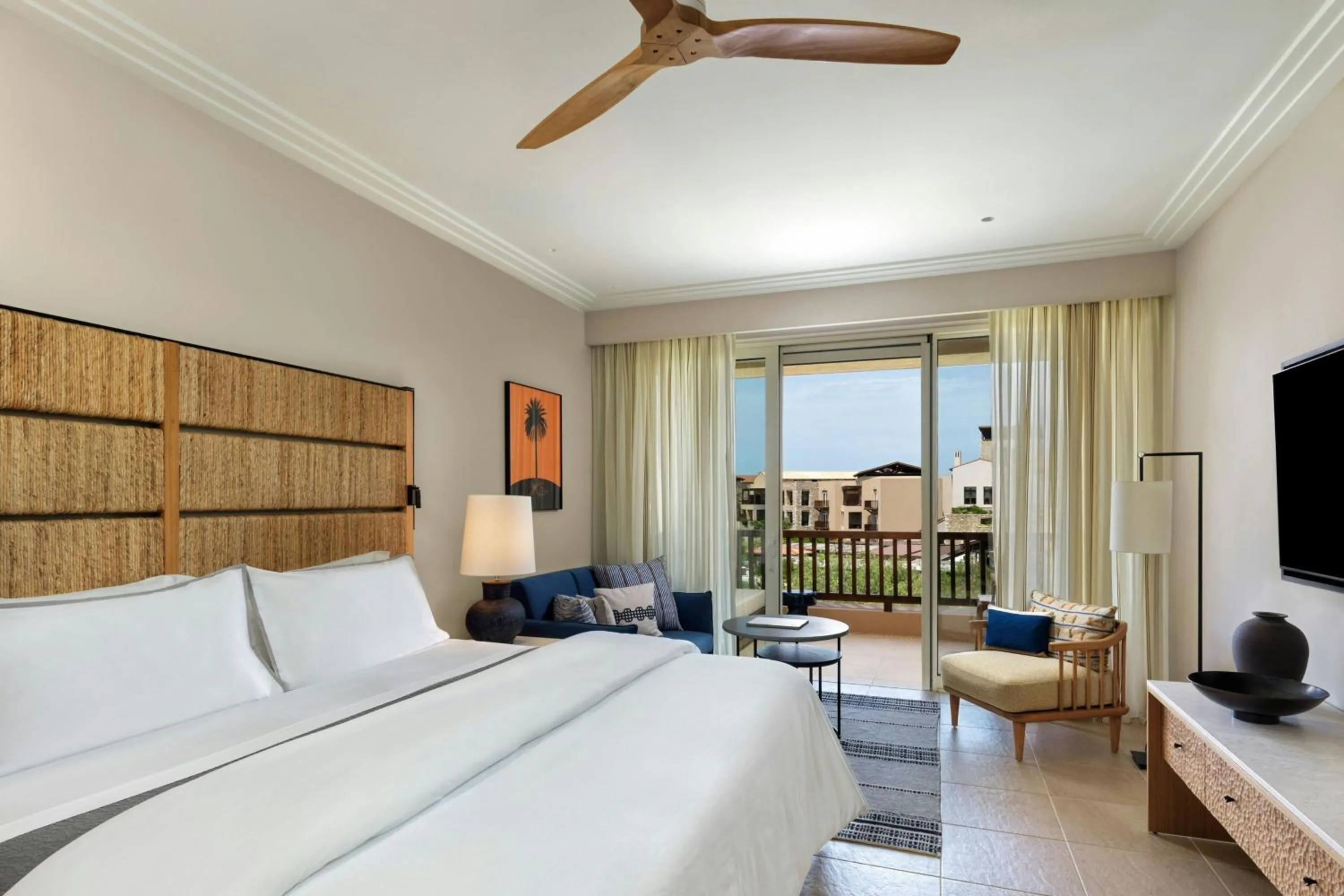 Bedroom, Bed in The Westin Resort, Costa Navarino