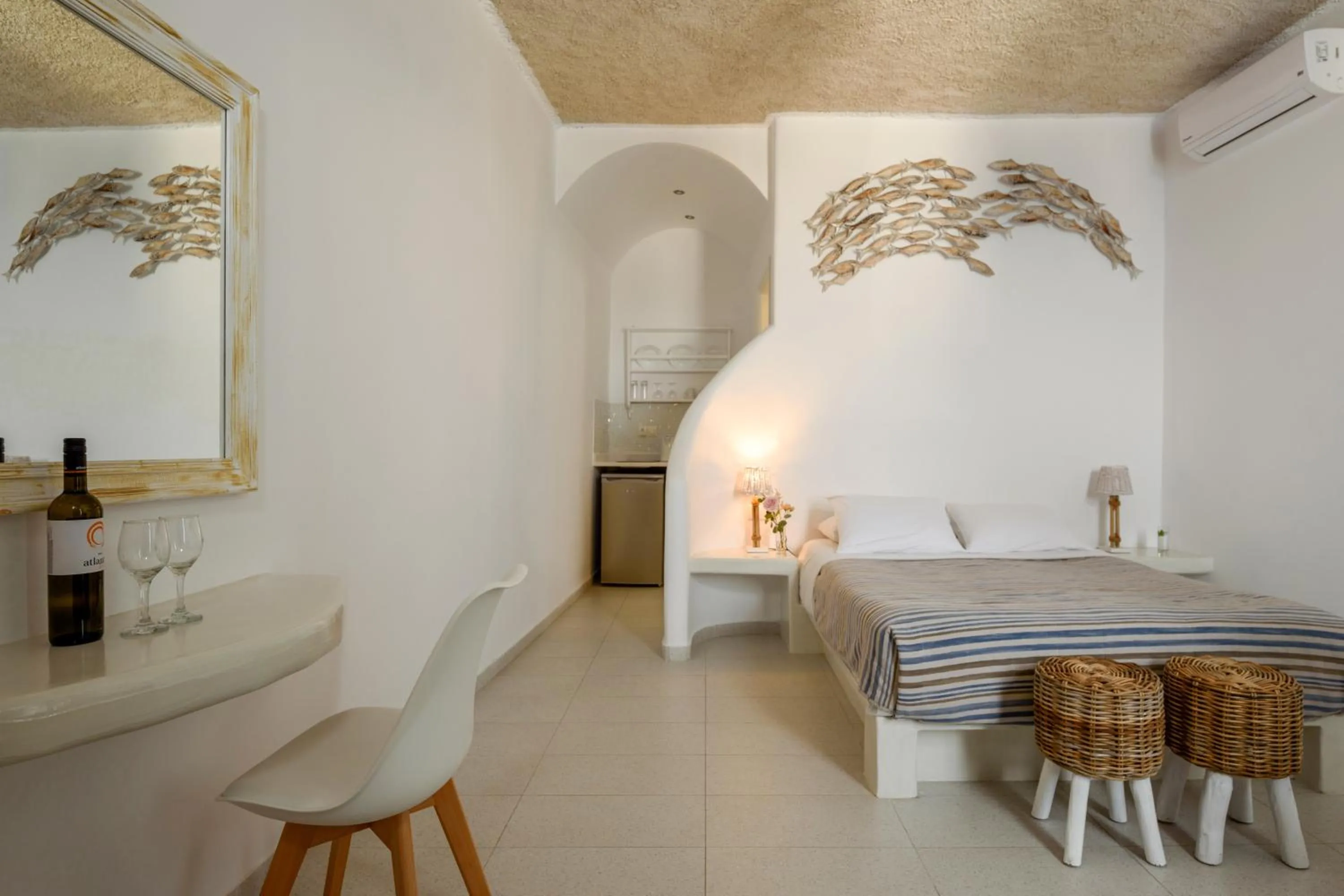 Bed in Vallas Apartments & Villas