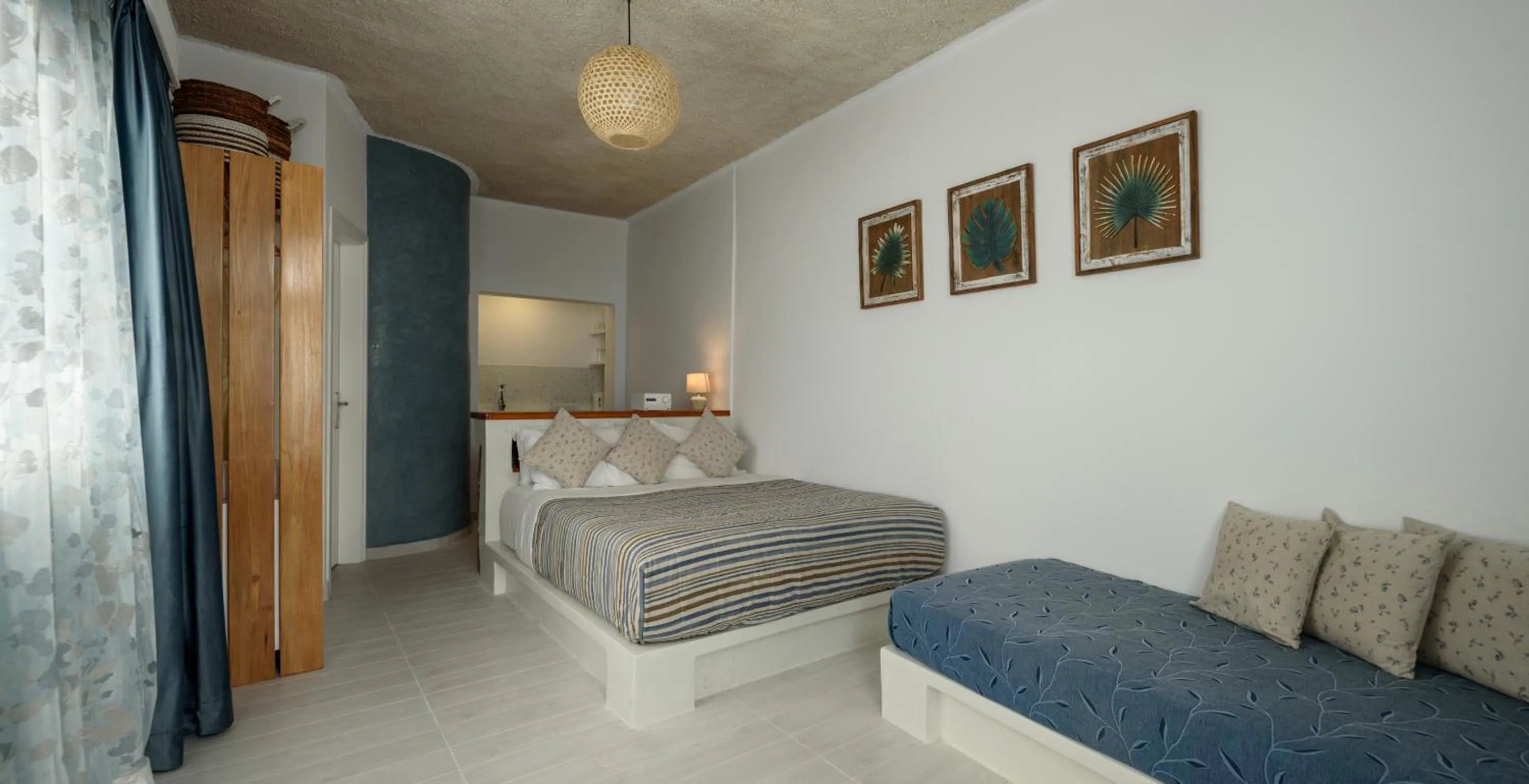 Bed in Vallas Apartments & Villas
