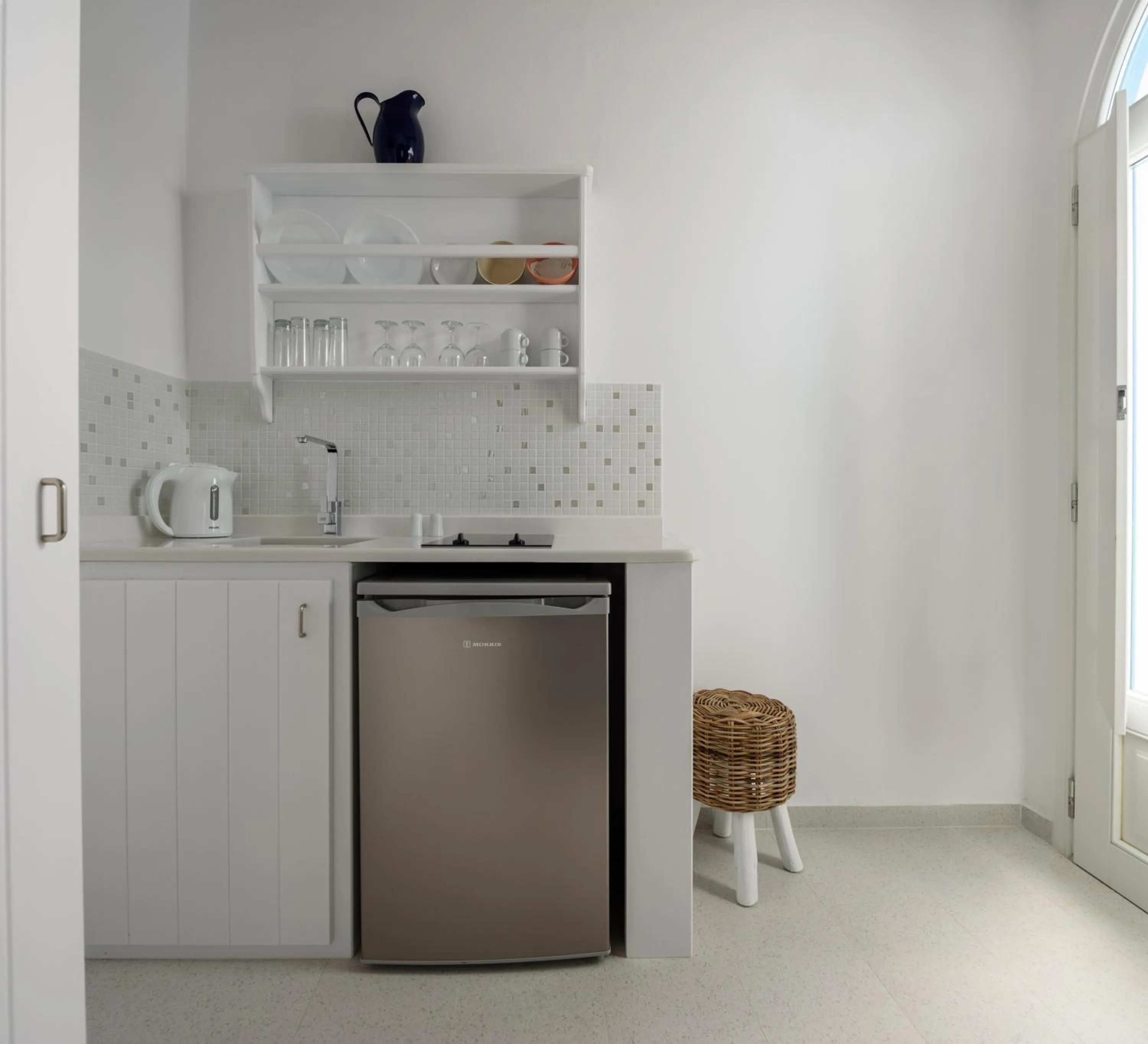 Kitchen or kitchenette in Vallas Apartments & Villas