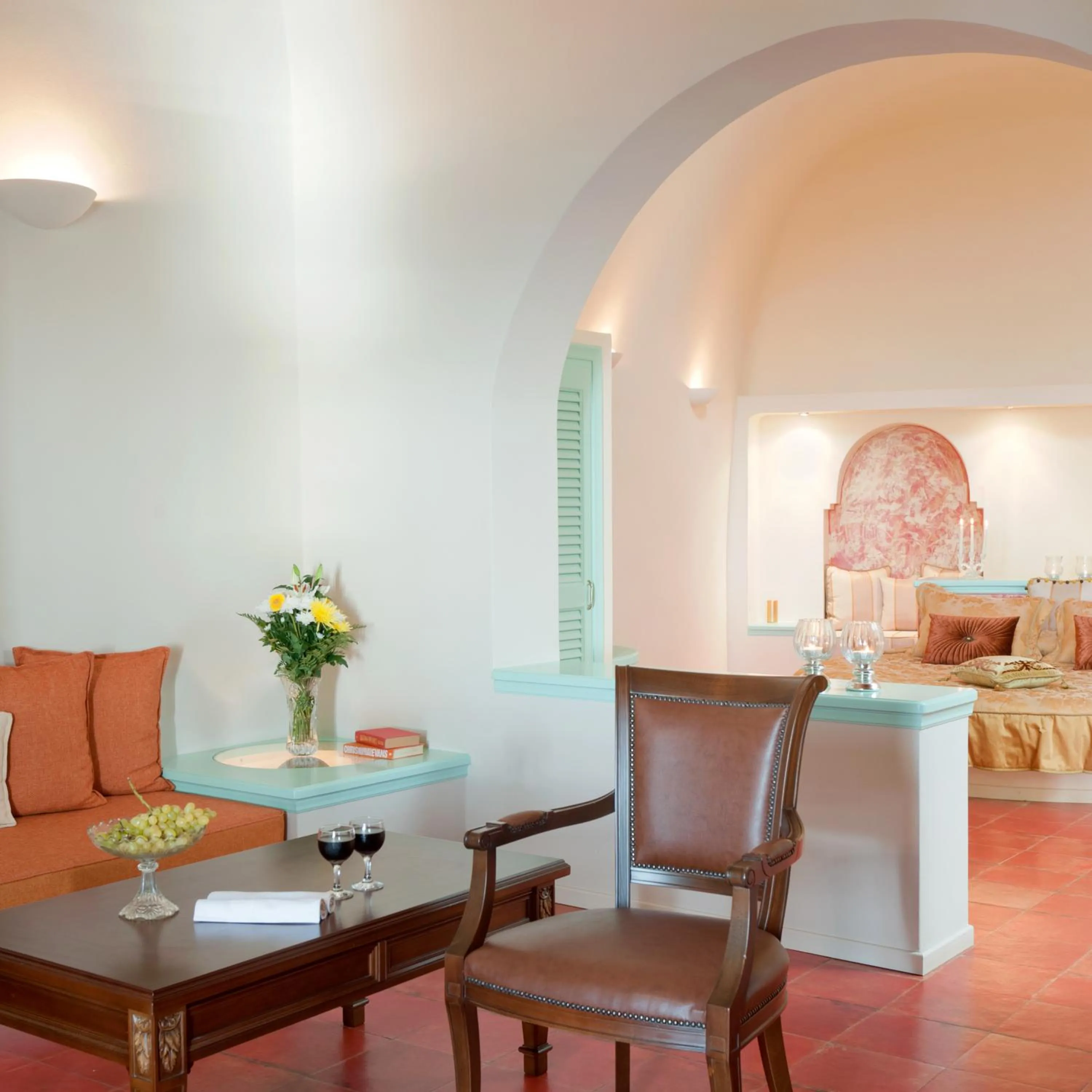 Seating area in Vallas Apartments & Villas