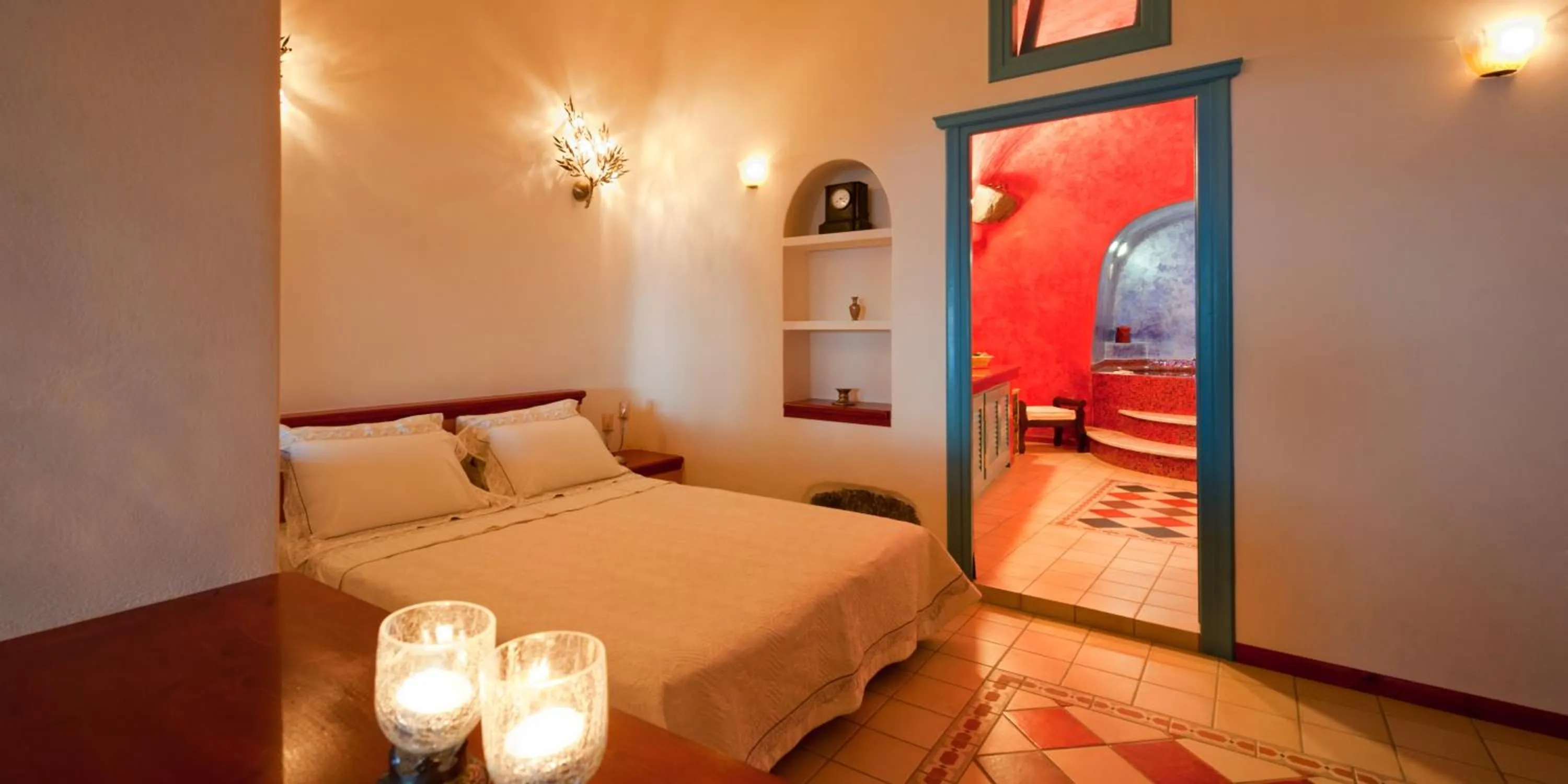 Bedroom, Bed in Vallas Apartments & Villas