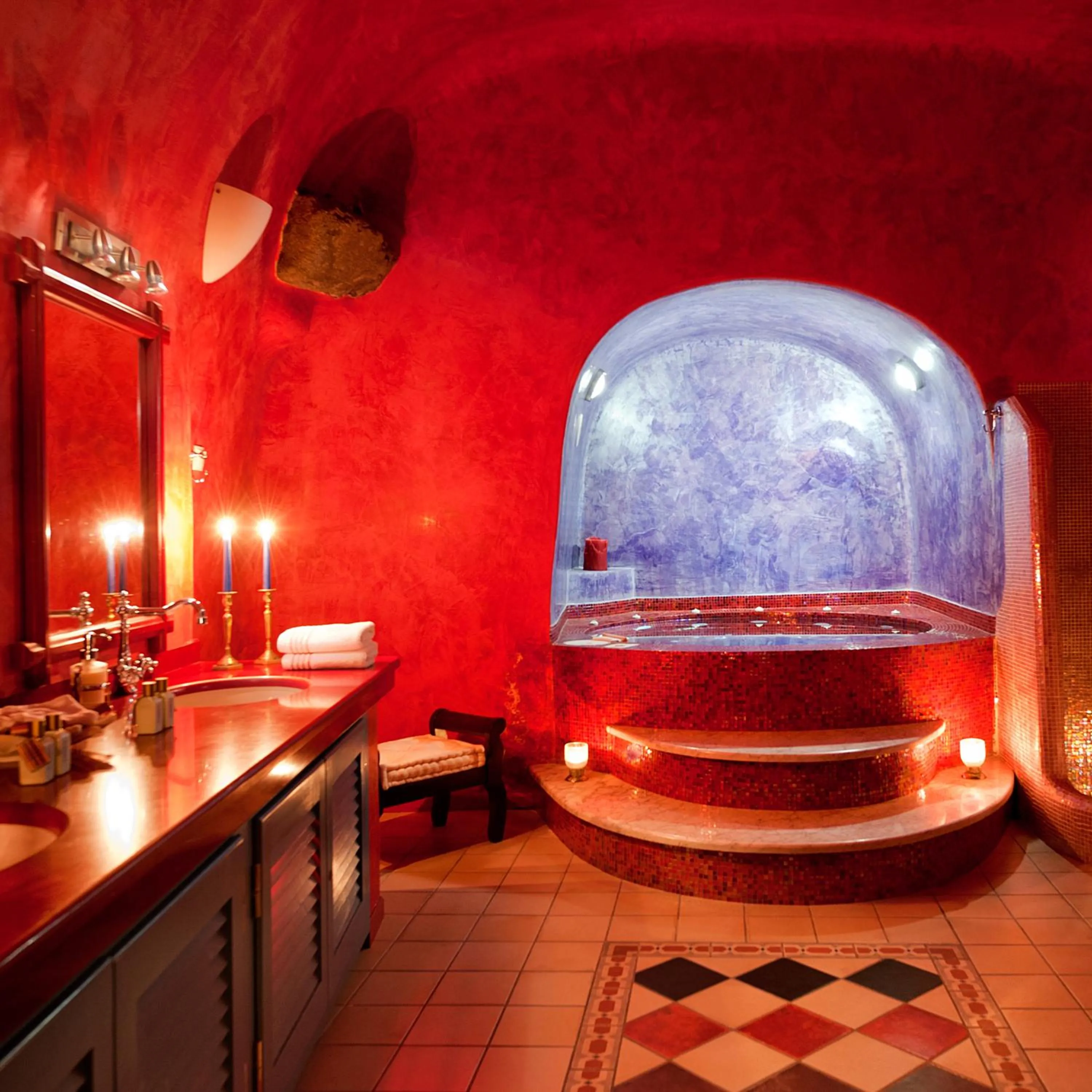 Bathroom in Vallas Apartments & Villas