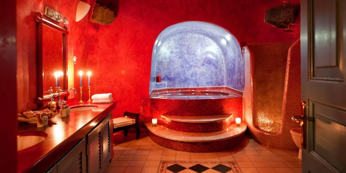 Bathroom in Vallas Apartments & Villas