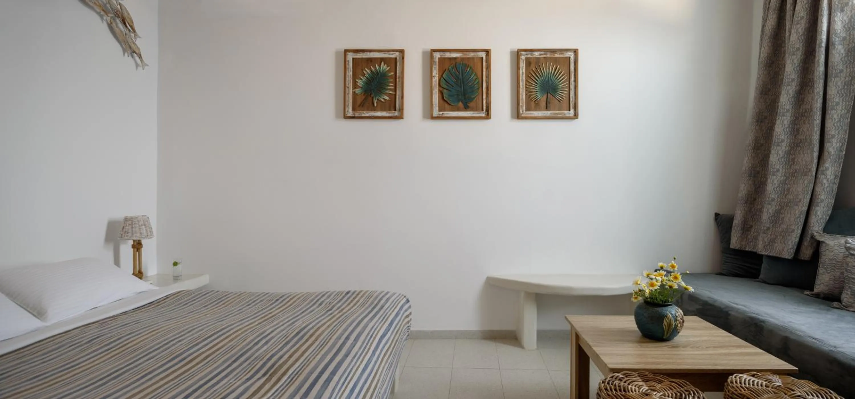 Bed in Vallas Apartments & Villas