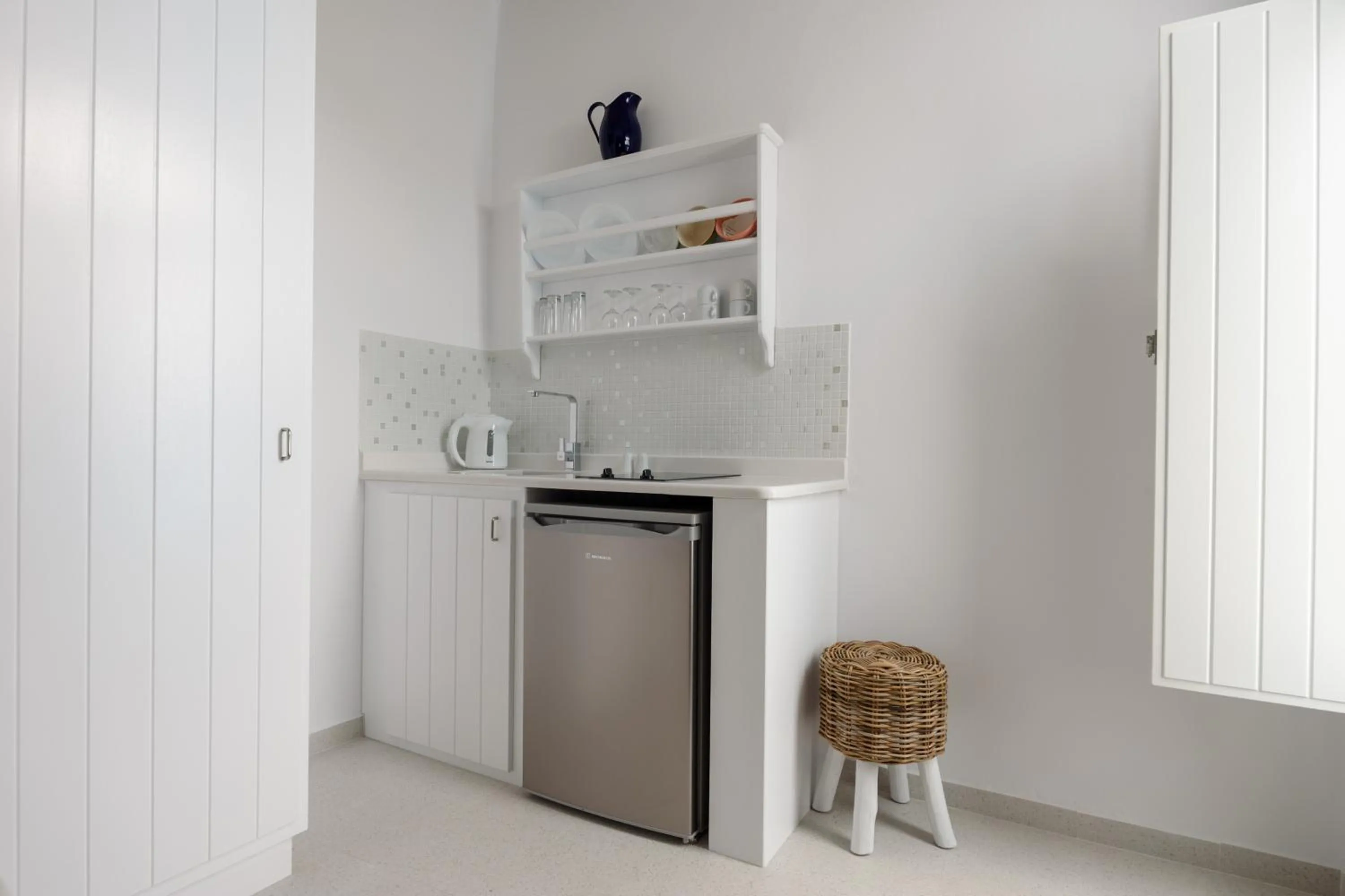 Kitchen or kitchenette in Vallas Apartments & Villas