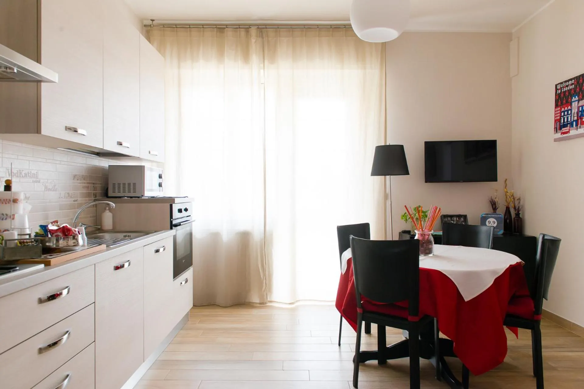 Kitchen or kitchenette in B&B Le City