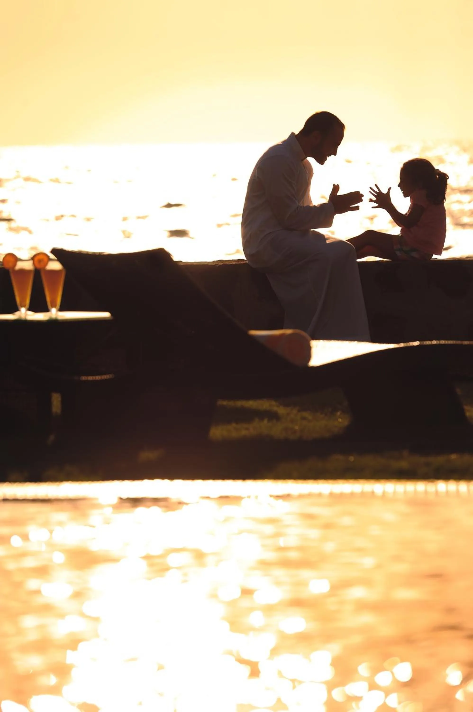 Beach in Al Nawras Island Resort