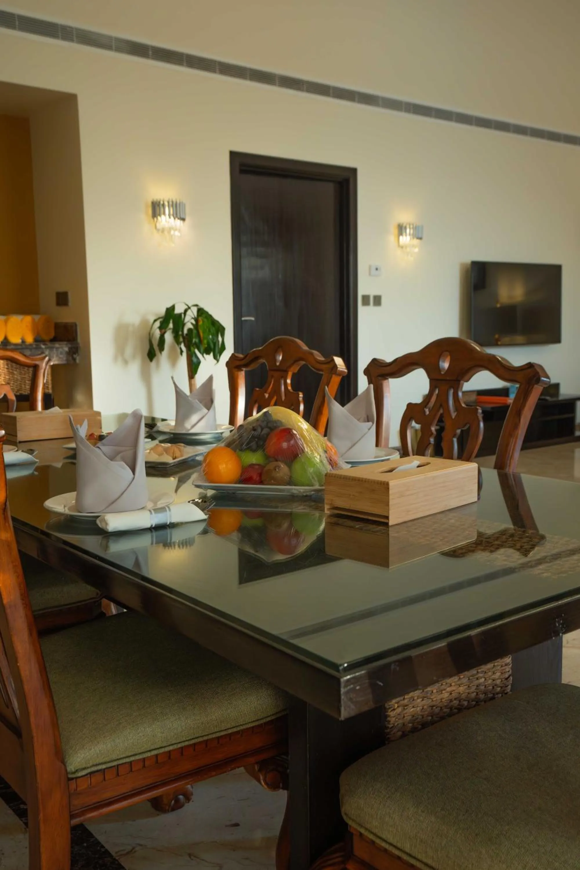 Dining area in Al Nawras Island Resort