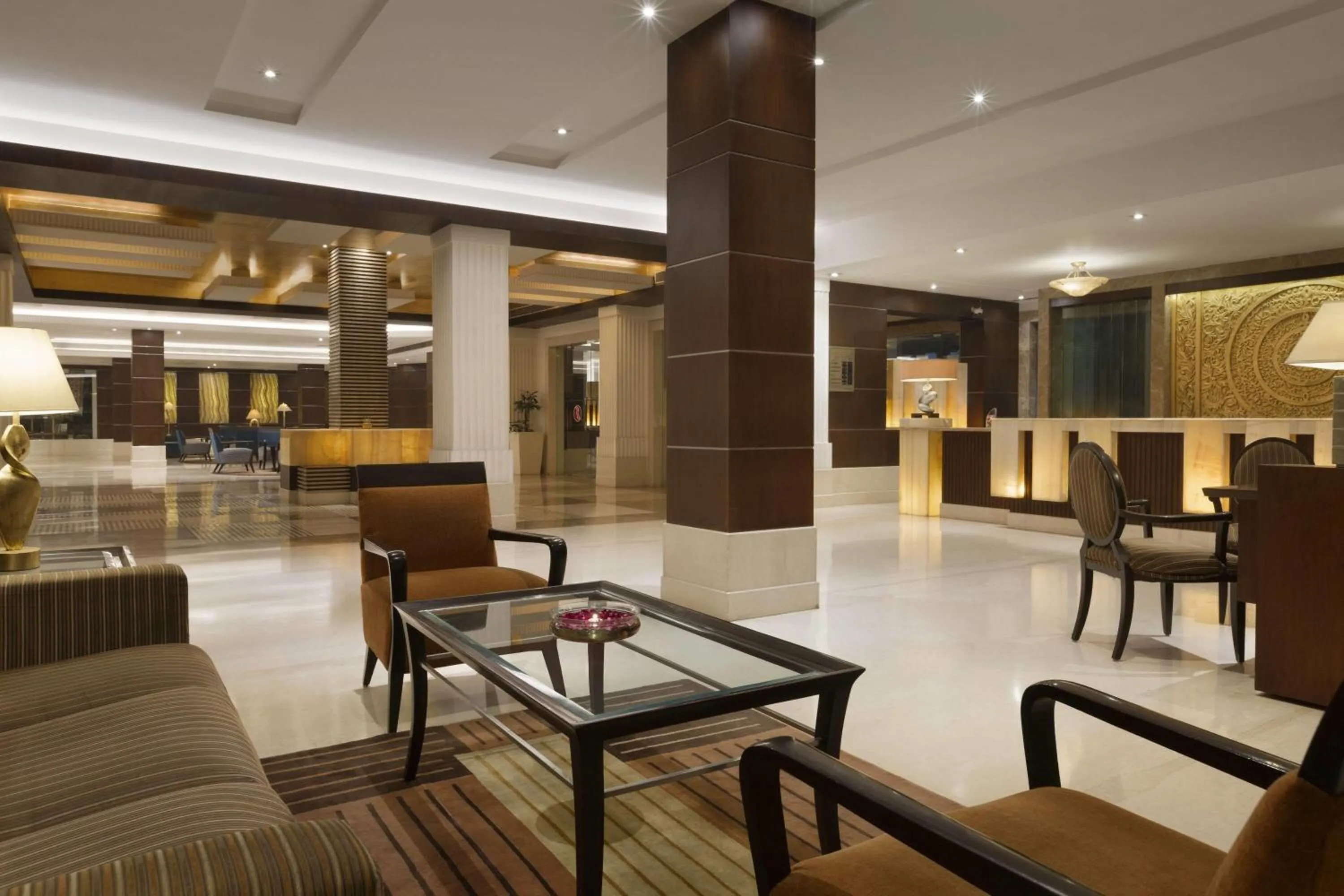 Lobby or reception in Ramada Plaza by Wyndham JHV Varanasi