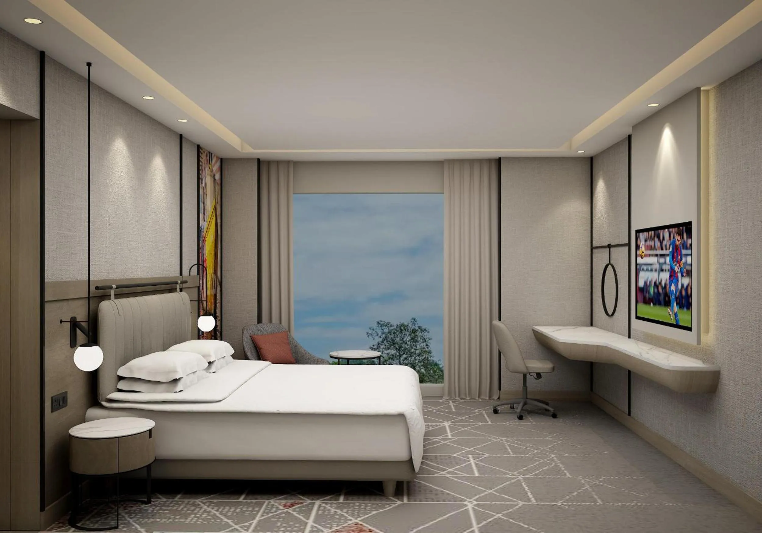 Bed in Ramada Plaza by Wyndham JHV Varanasi