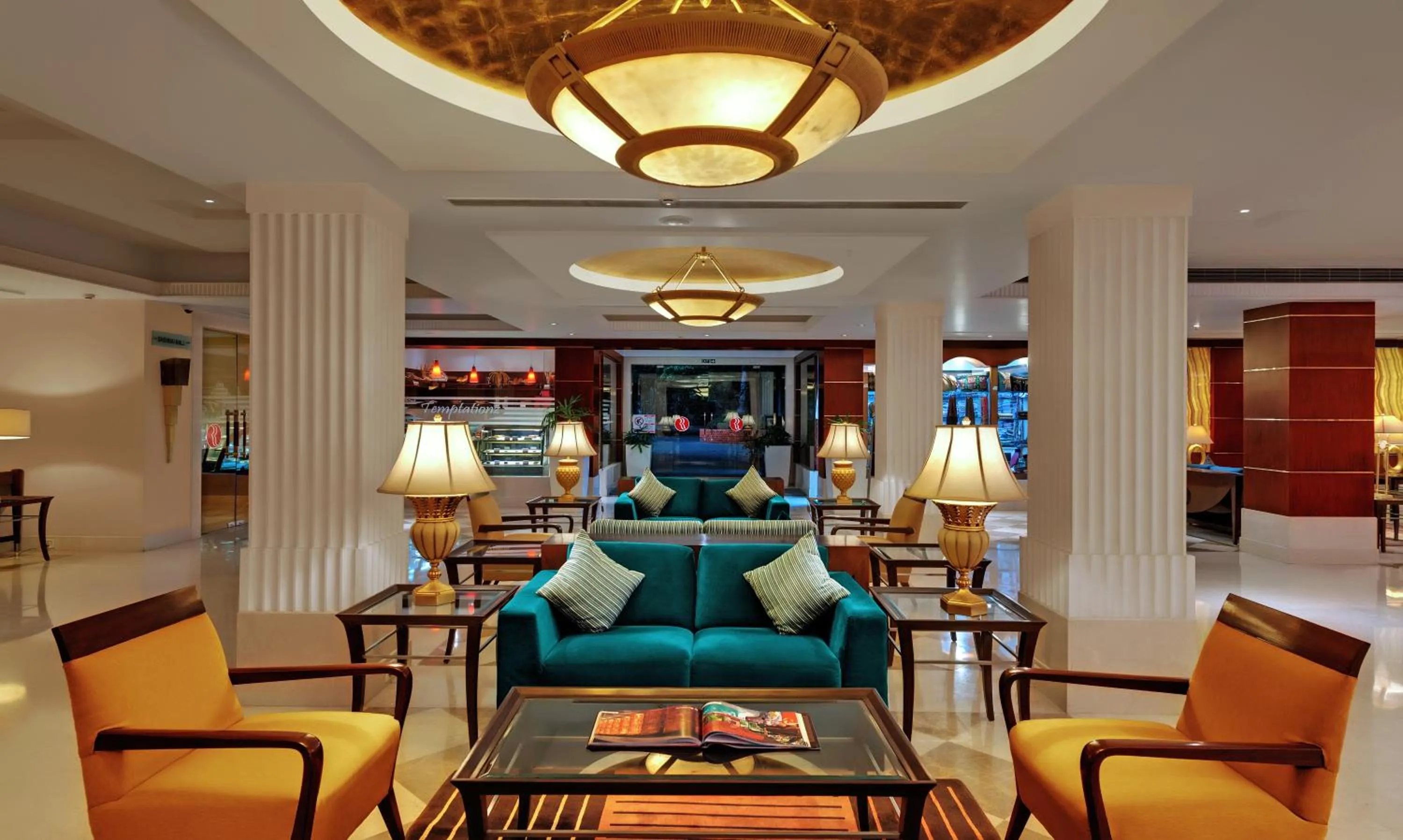 Lobby or reception in Ramada Plaza by Wyndham JHV Varanasi