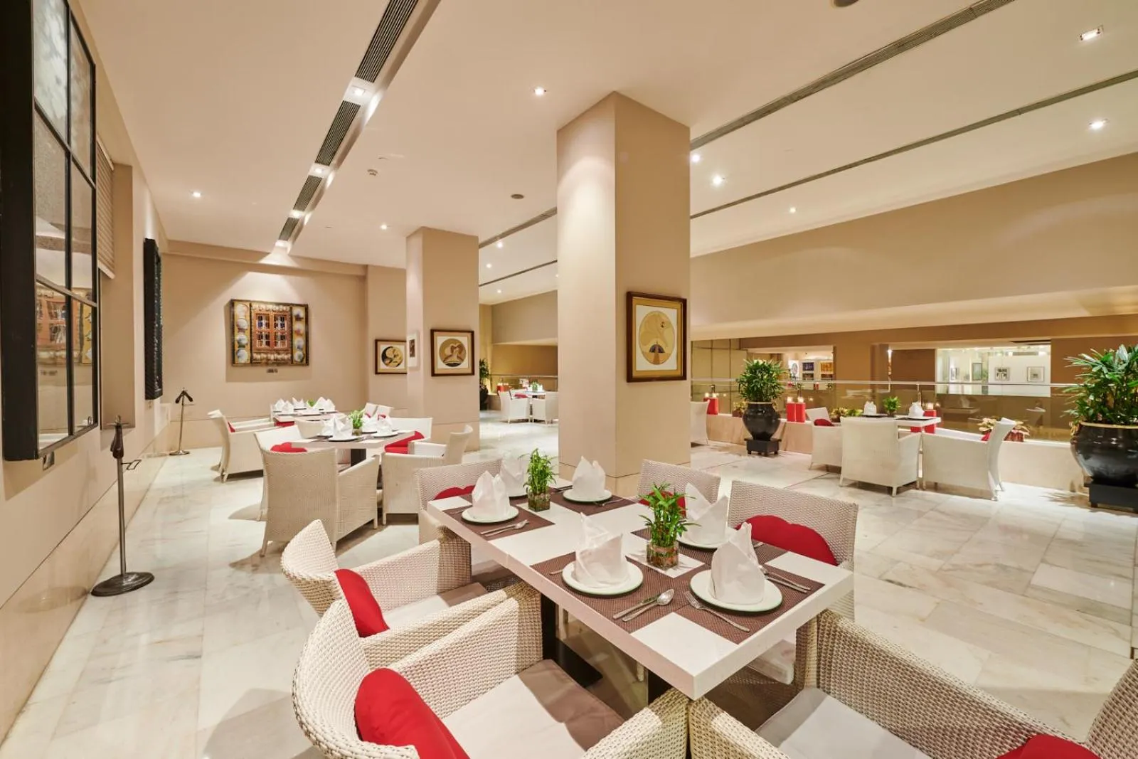 Seating area in The LaLiT New Delhi
