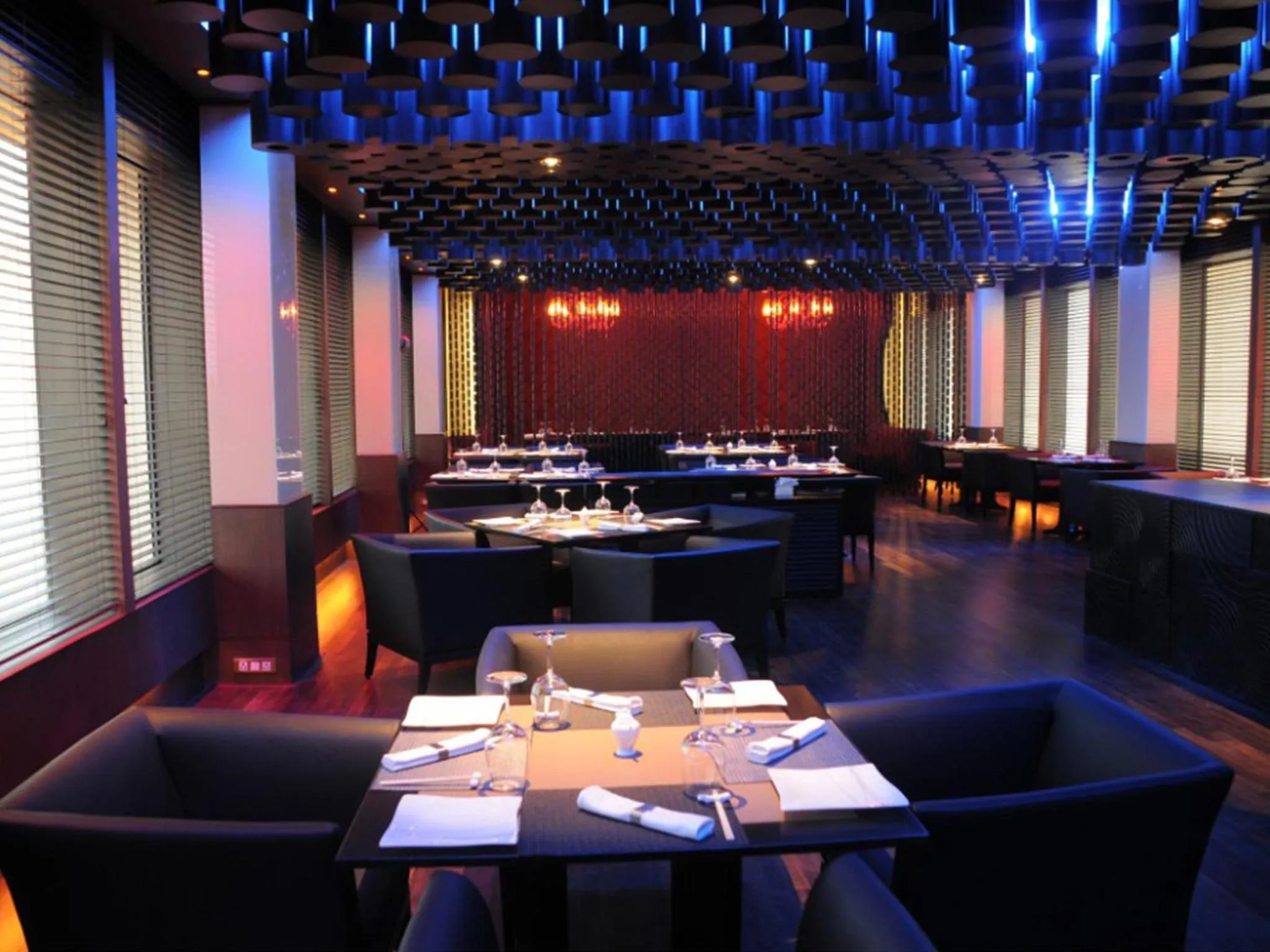 Lounge or bar in The Lalit Ashok