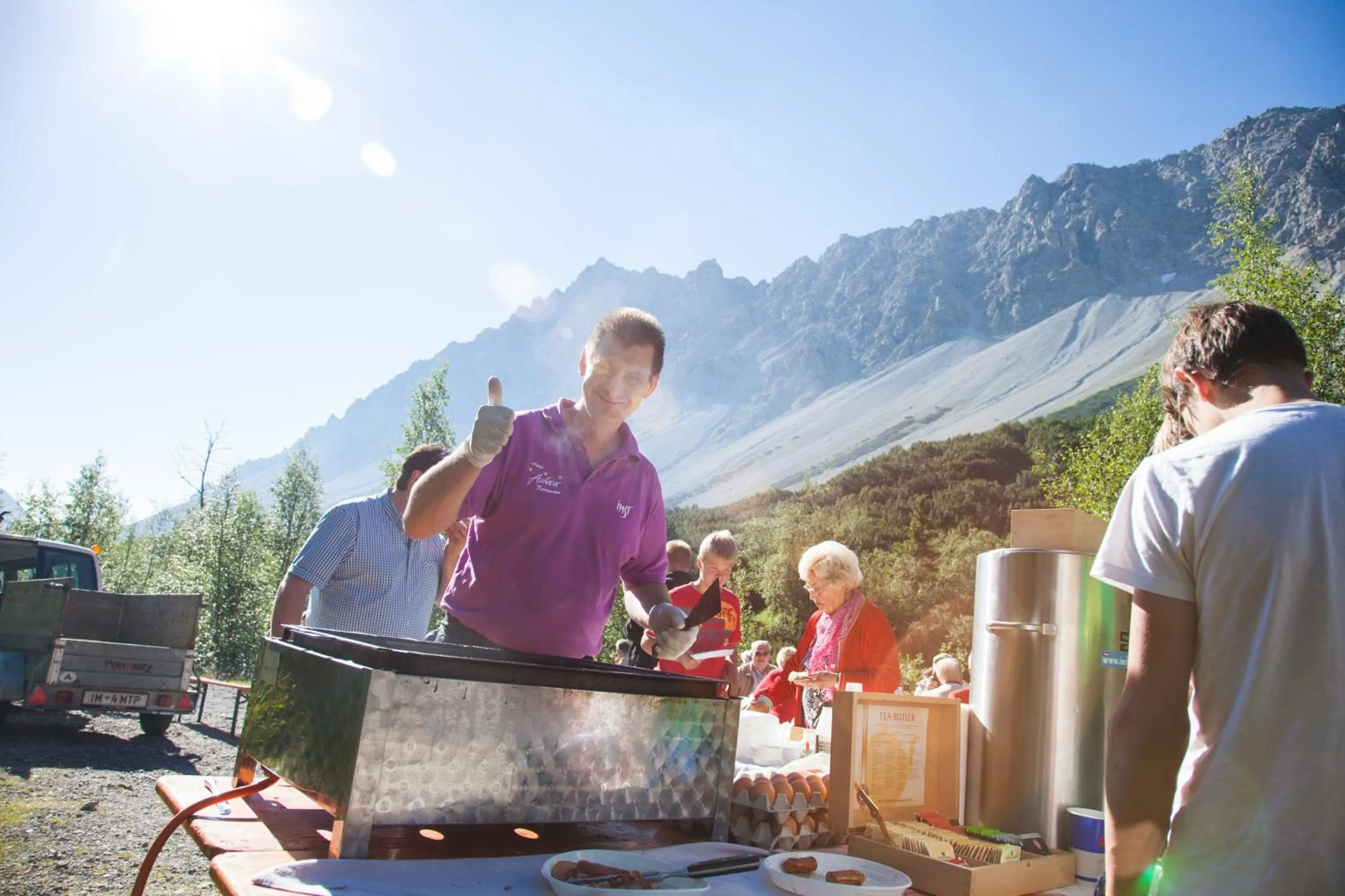 Restaurant/places to eat in Hotel Auderer