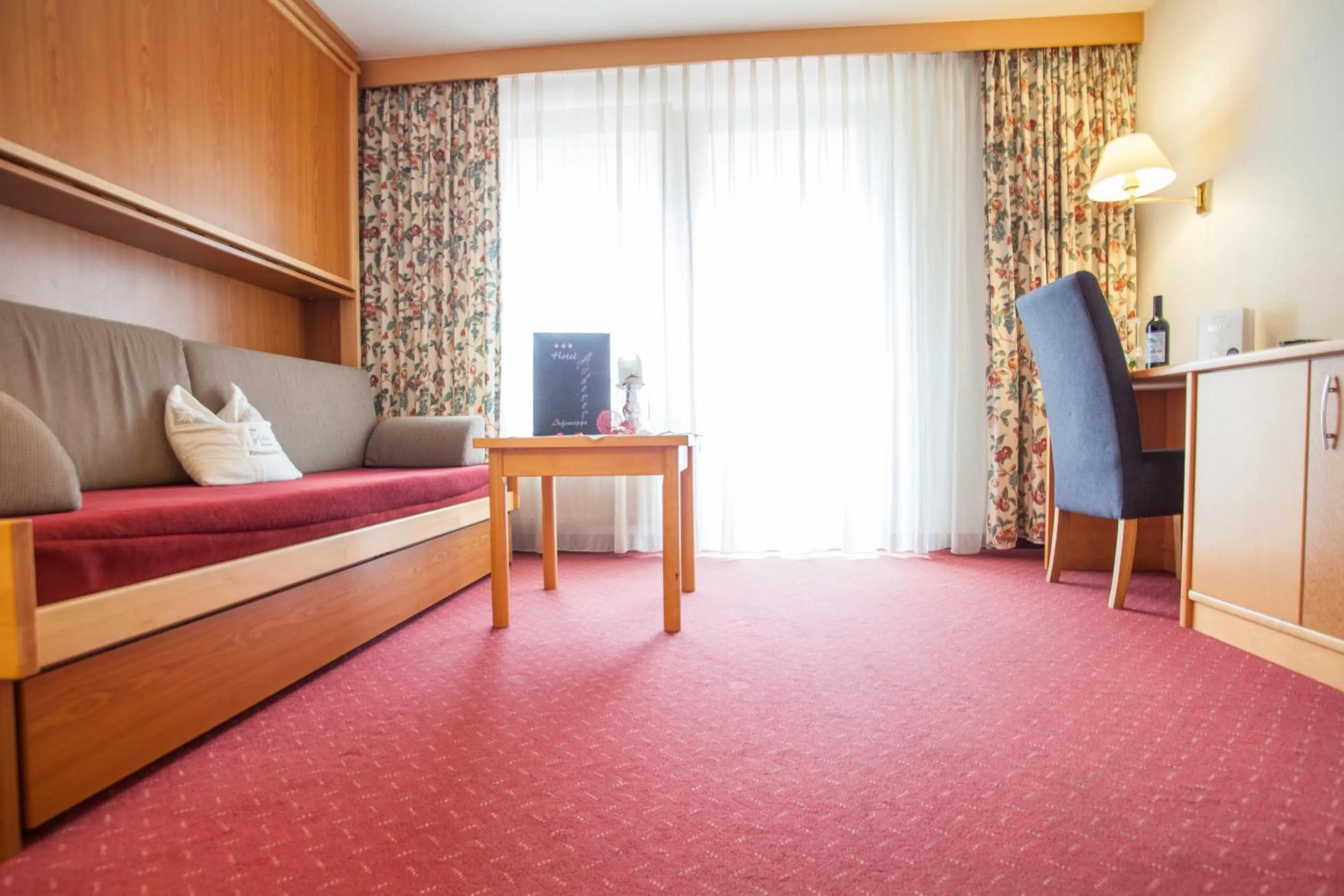 Bed in Hotel Auderer